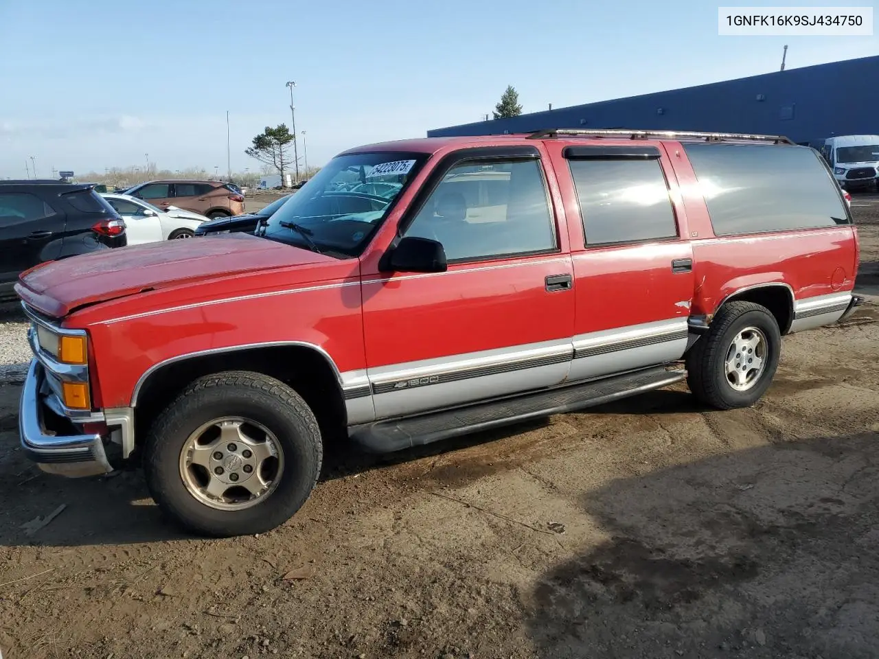 1995 Chevrolet Suburban K1500 VIN: 1GNFK16K9SJ434750 Lot: 54223075
