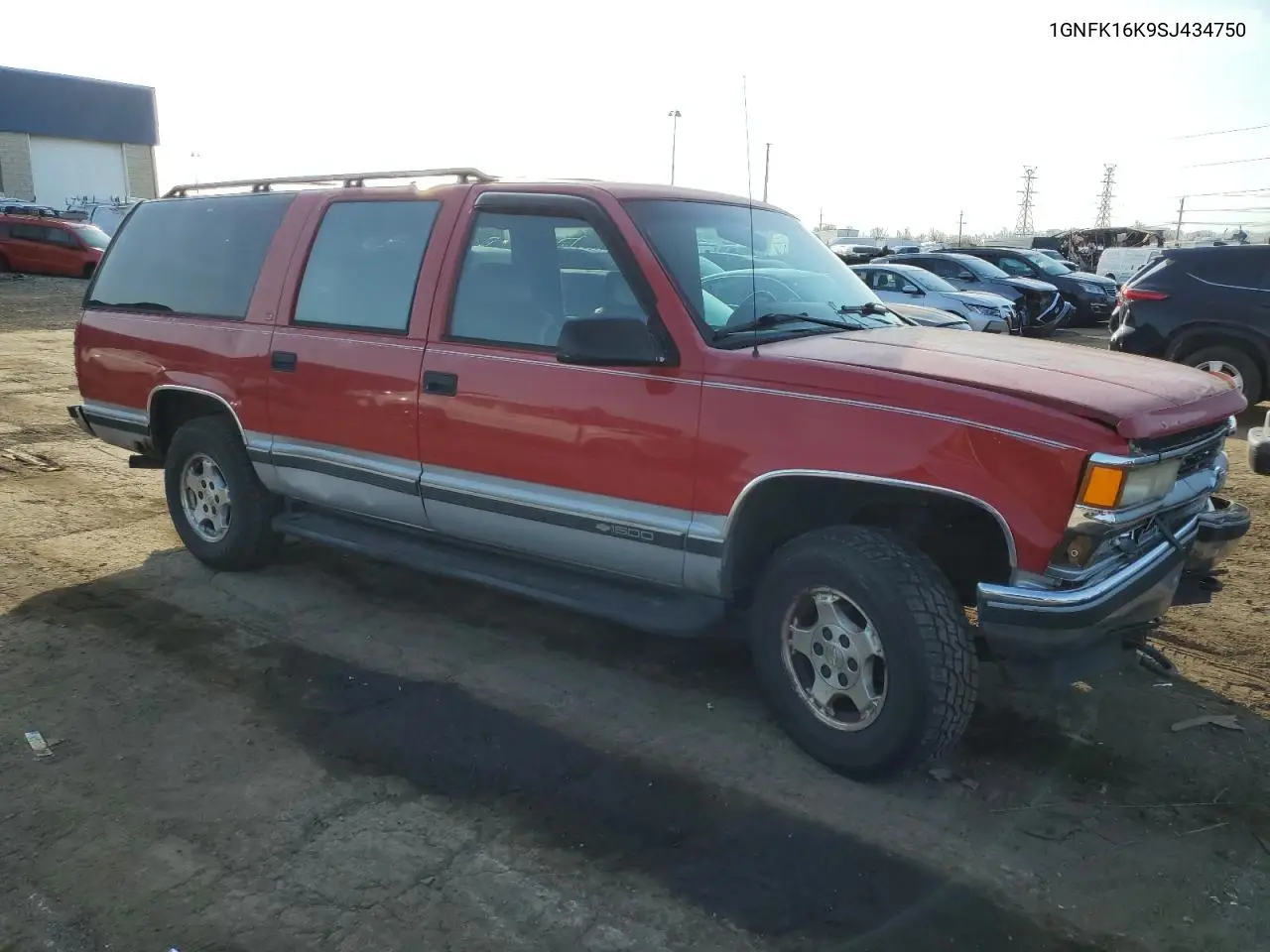 1995 Chevrolet Suburban K1500 VIN: 1GNFK16K9SJ434750 Lot: 54223075