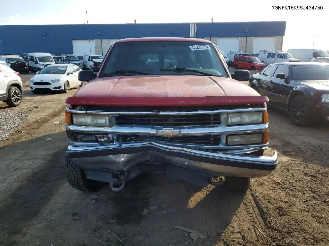 1995 Chevrolet Suburban K1500 VIN: 1GNFK16K9SJ434750 Lot: 54223075