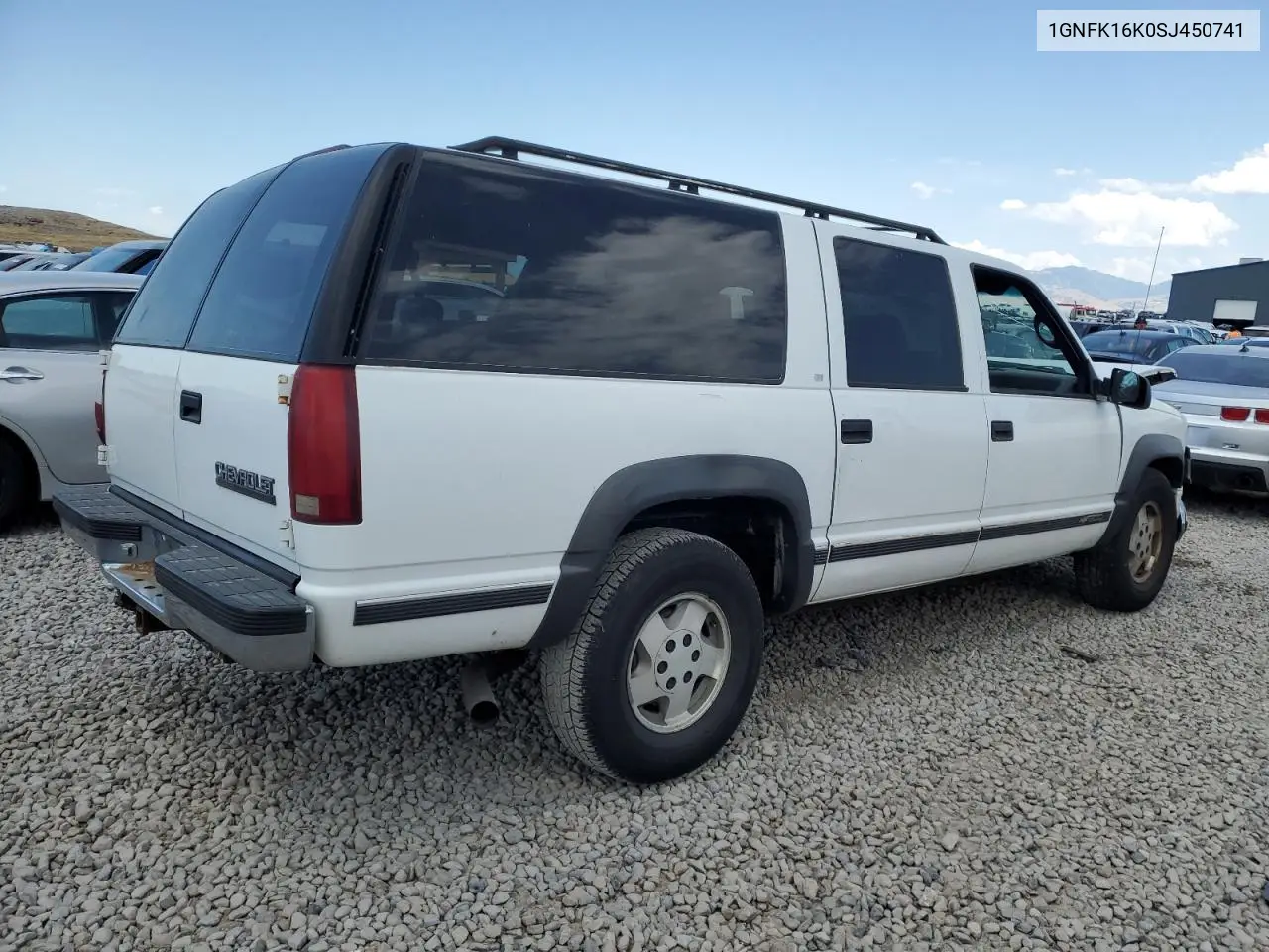 1995 Chevrolet Suburban K1500 VIN: 1GNFK16K0SJ450741 Lot: 62776695