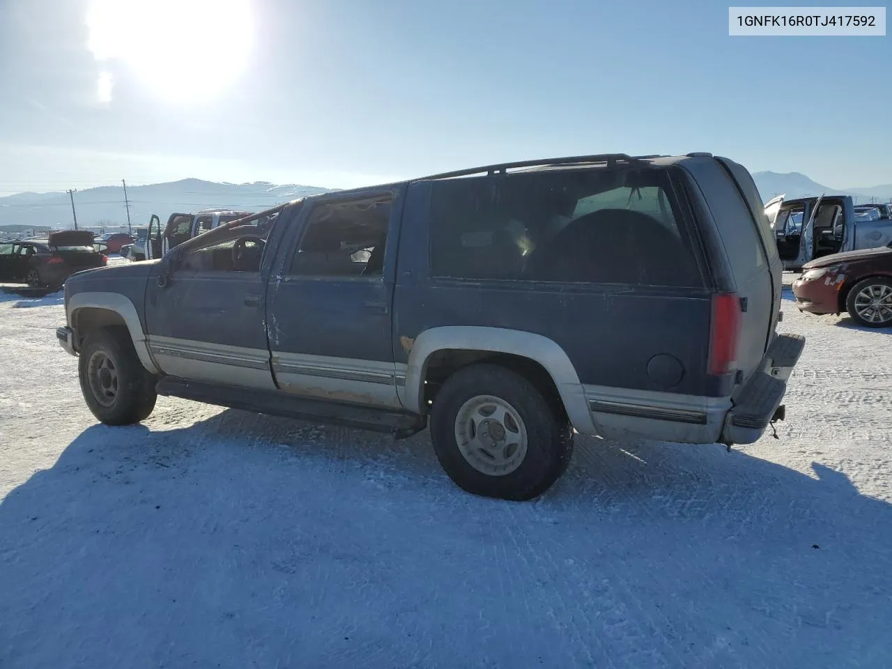 1996 Chevrolet Suburban K1500 VIN: 1GNFK16R0TJ417592 Lot: 42424015