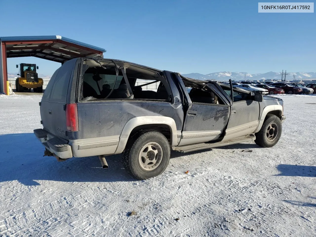 1996 Chevrolet Suburban K1500 VIN: 1GNFK16R0TJ417592 Lot: 42424015