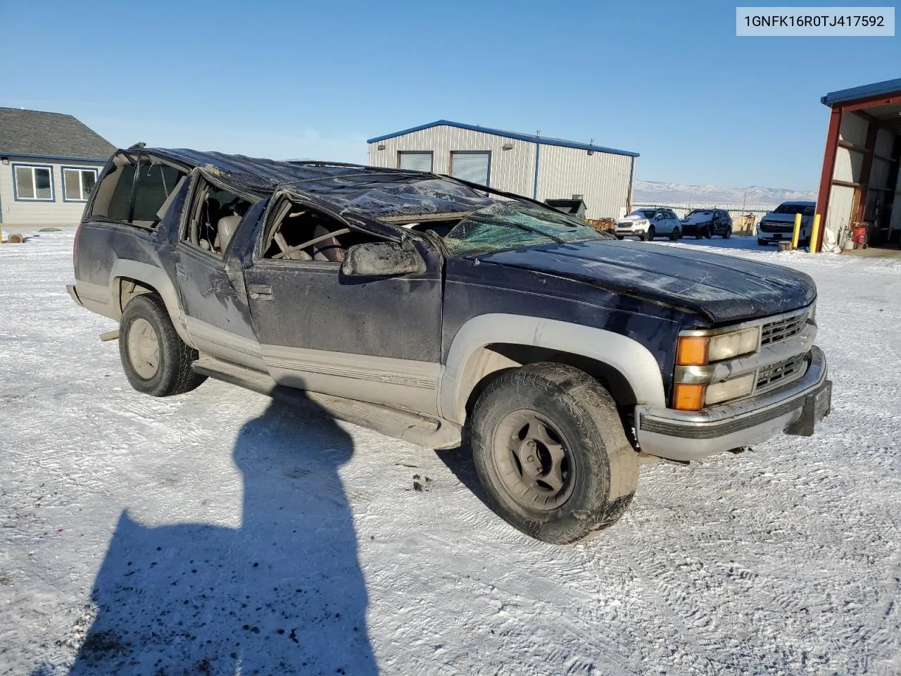 1996 Chevrolet Suburban K1500 VIN: 1GNFK16R0TJ417592 Lot: 42424015