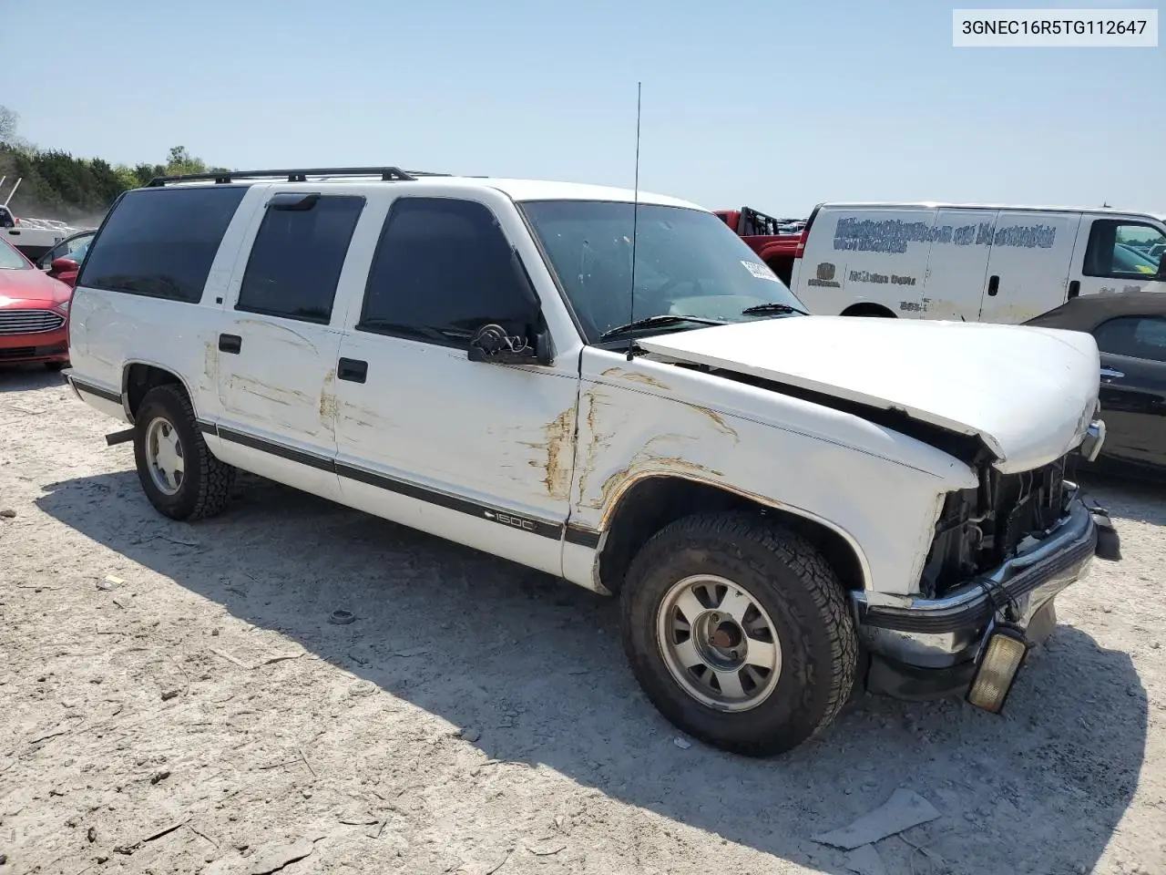 1996 Chevrolet Suburban C1500 VIN: 3GNEC16R5TG112647 Lot: 53081735