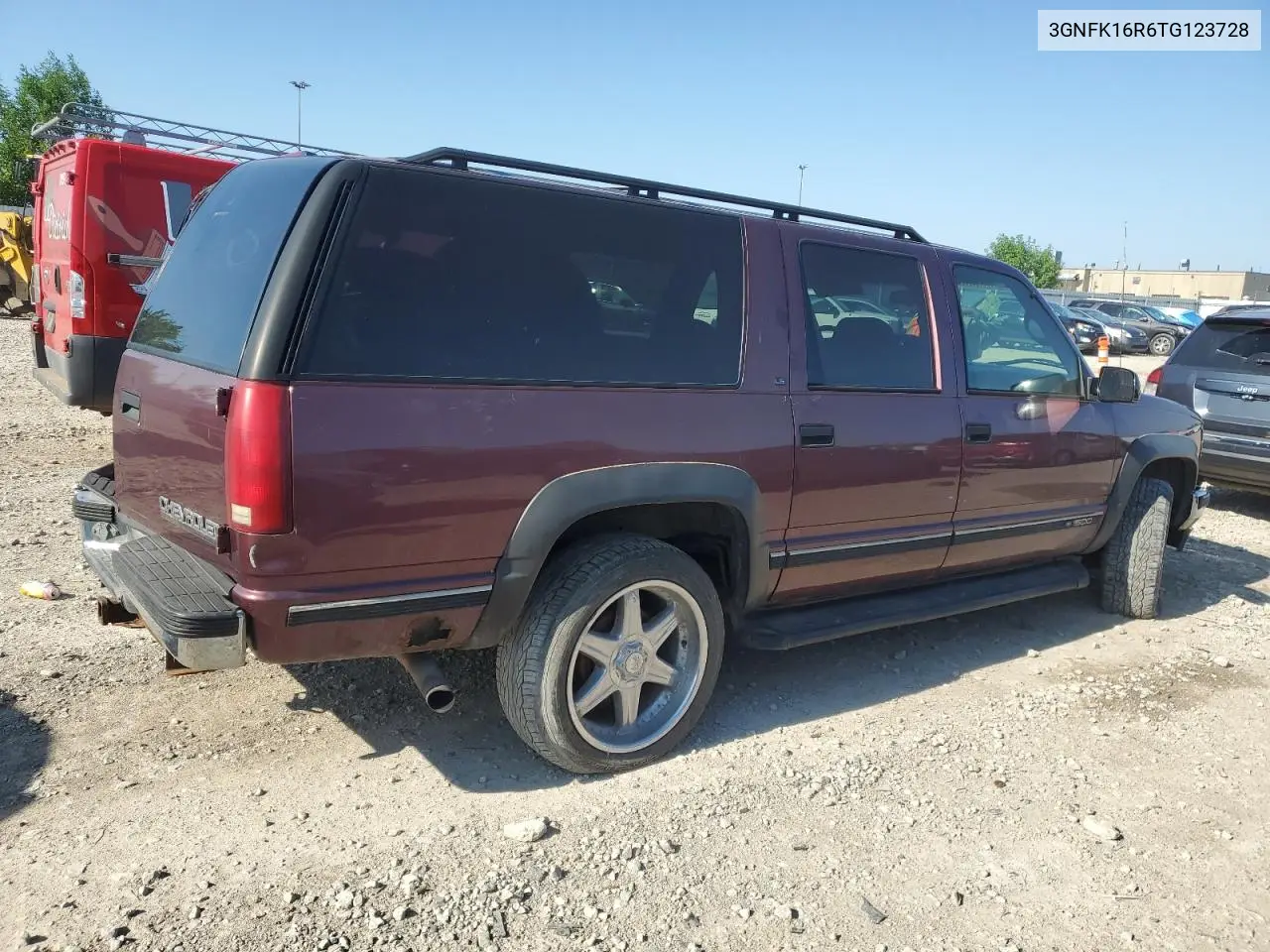 1996 Chevrolet Suburban K1500 VIN: 3GNFK16R6TG123728 Lot: 62902885