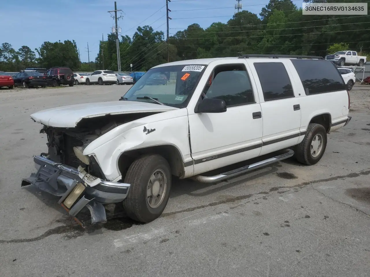 1997 Chevrolet Suburban C1500 VIN: 3GNEC16R5VG134635 Lot: 55558205
