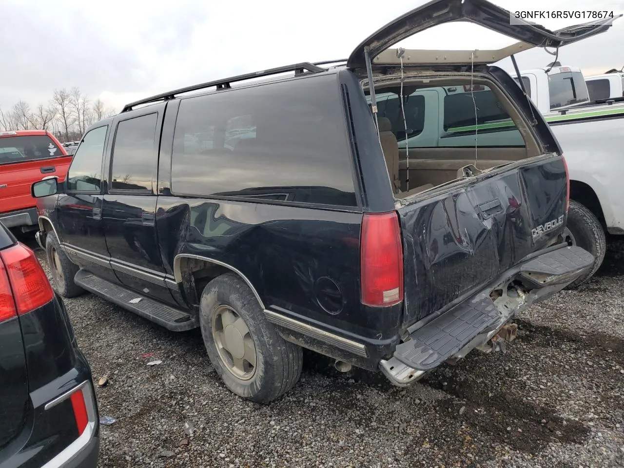 1997 Chevrolet Suburban K1500 VIN: 3GNFK16R5VG178674 Lot: 80760694