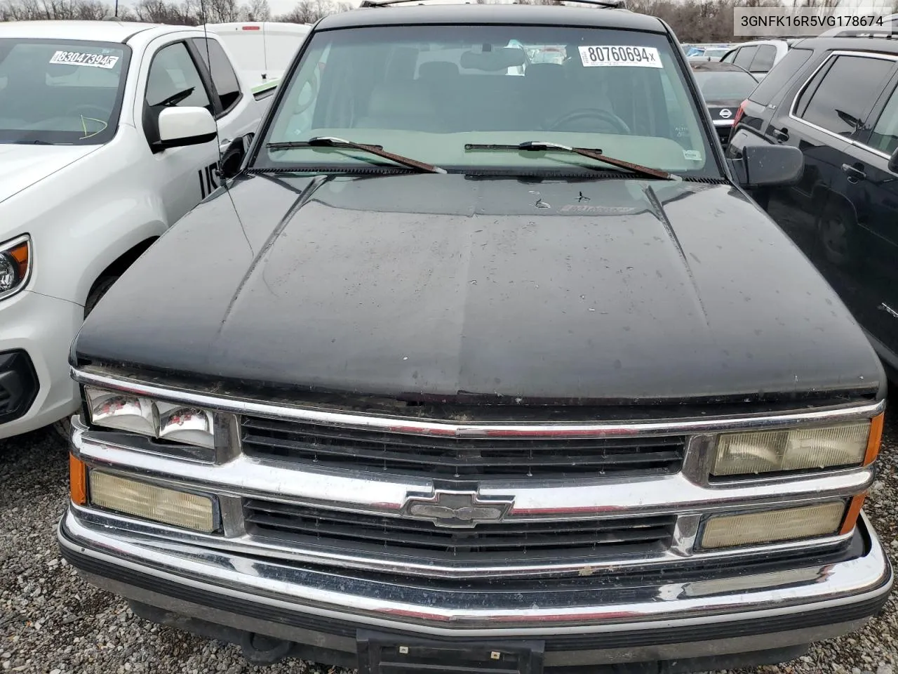 1997 Chevrolet Suburban K1500 VIN: 3GNFK16R5VG178674 Lot: 80760694