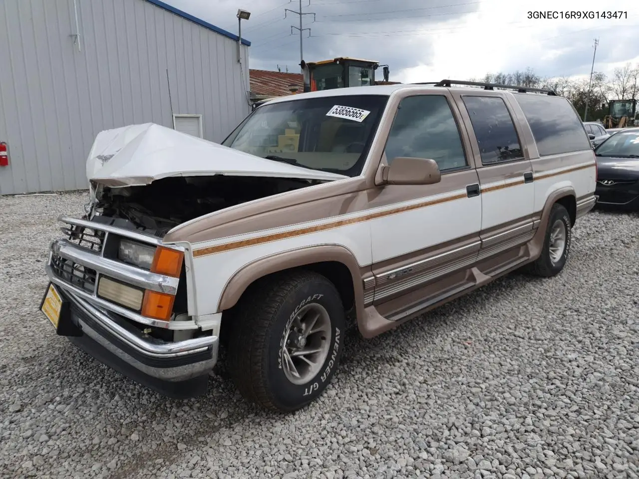 1999 Chevrolet Suburban C1500 VIN: 3GNEC16R9XG143471 Lot: 53856565