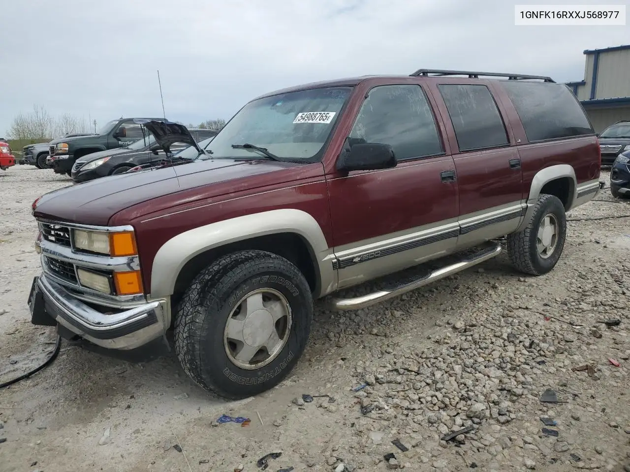 1999 Chevrolet Suburban K1500 VIN: 1GNFK16RXXJ568977 Lot: 54988765