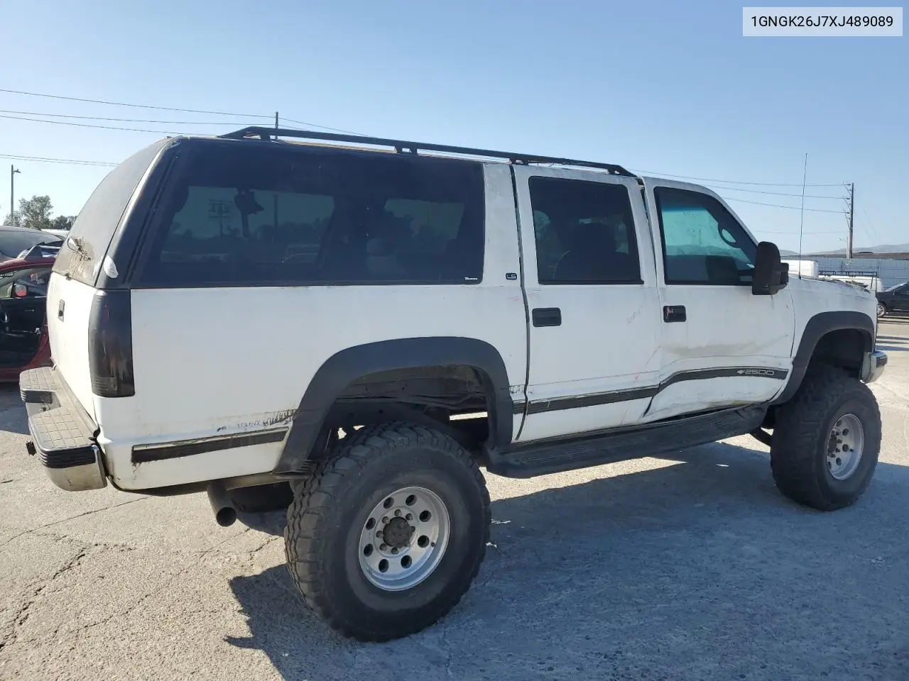 1999 Chevrolet Suburban K2500 VIN: 1GNGK26J7XJ489089 Lot: 55211905