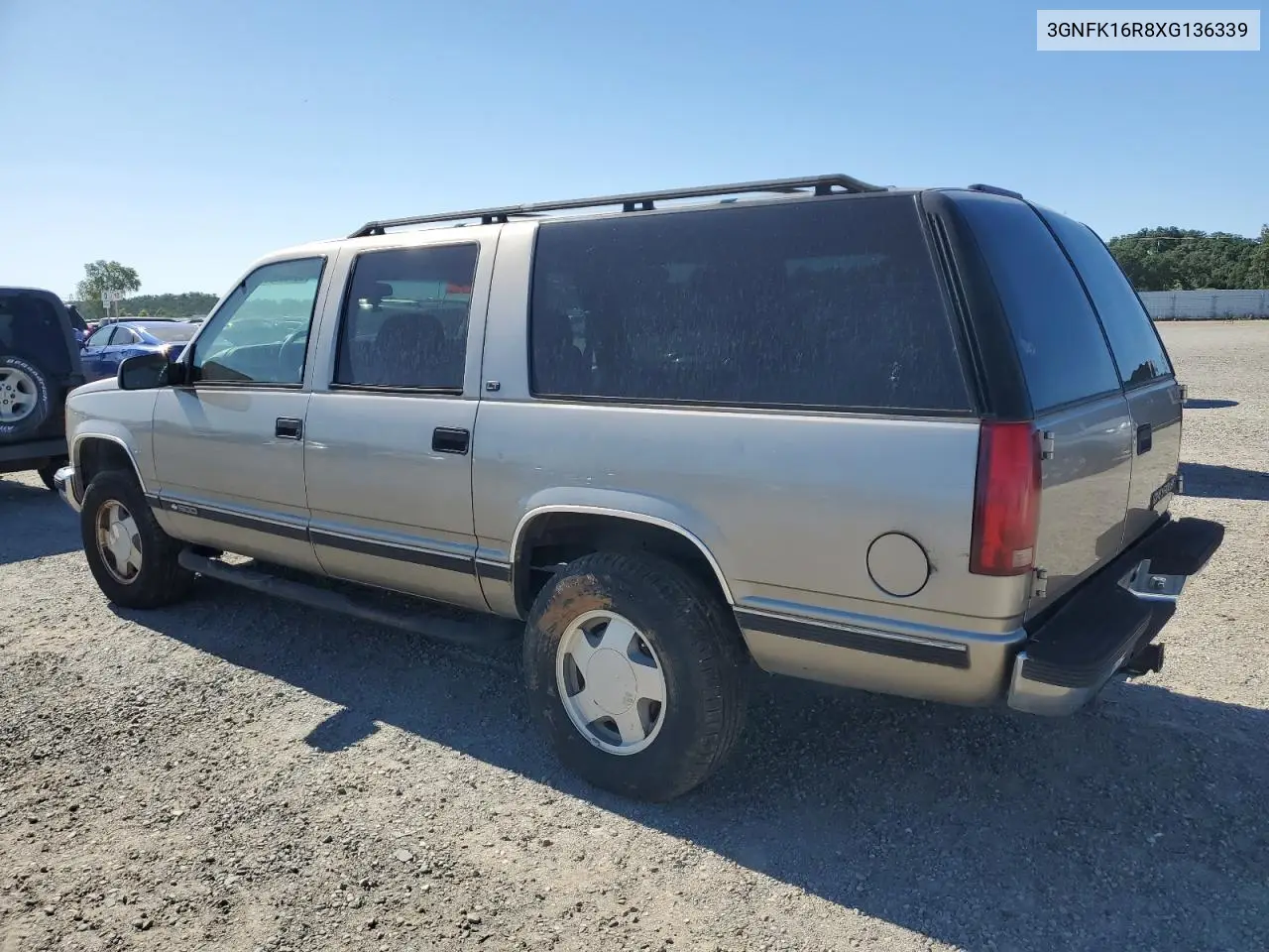 1999 Chevrolet Suburban K1500 VIN: 3GNFK16R8XG136339 Lot: 55705555