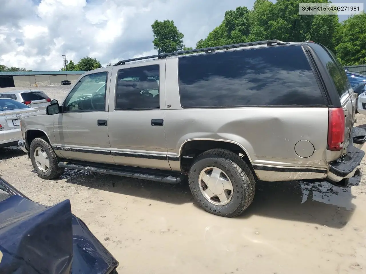 1999 Chevrolet Suburban K1500 VIN: 3GNFK16R4XG271981 Lot: 56621605