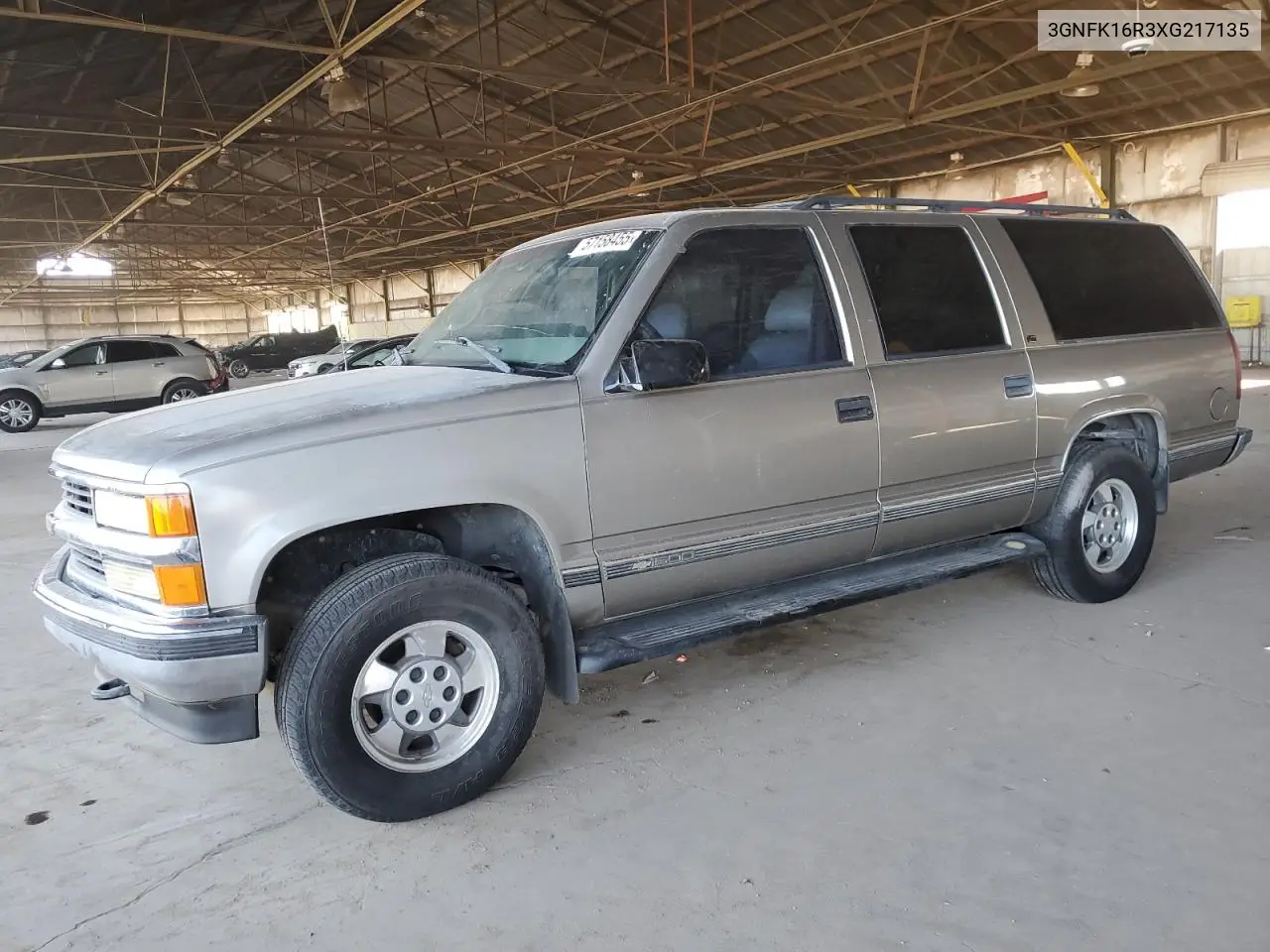 1999 Chevrolet Suburban K1500 VIN: 3GNFK16R3XG217135 Lot: 57158455