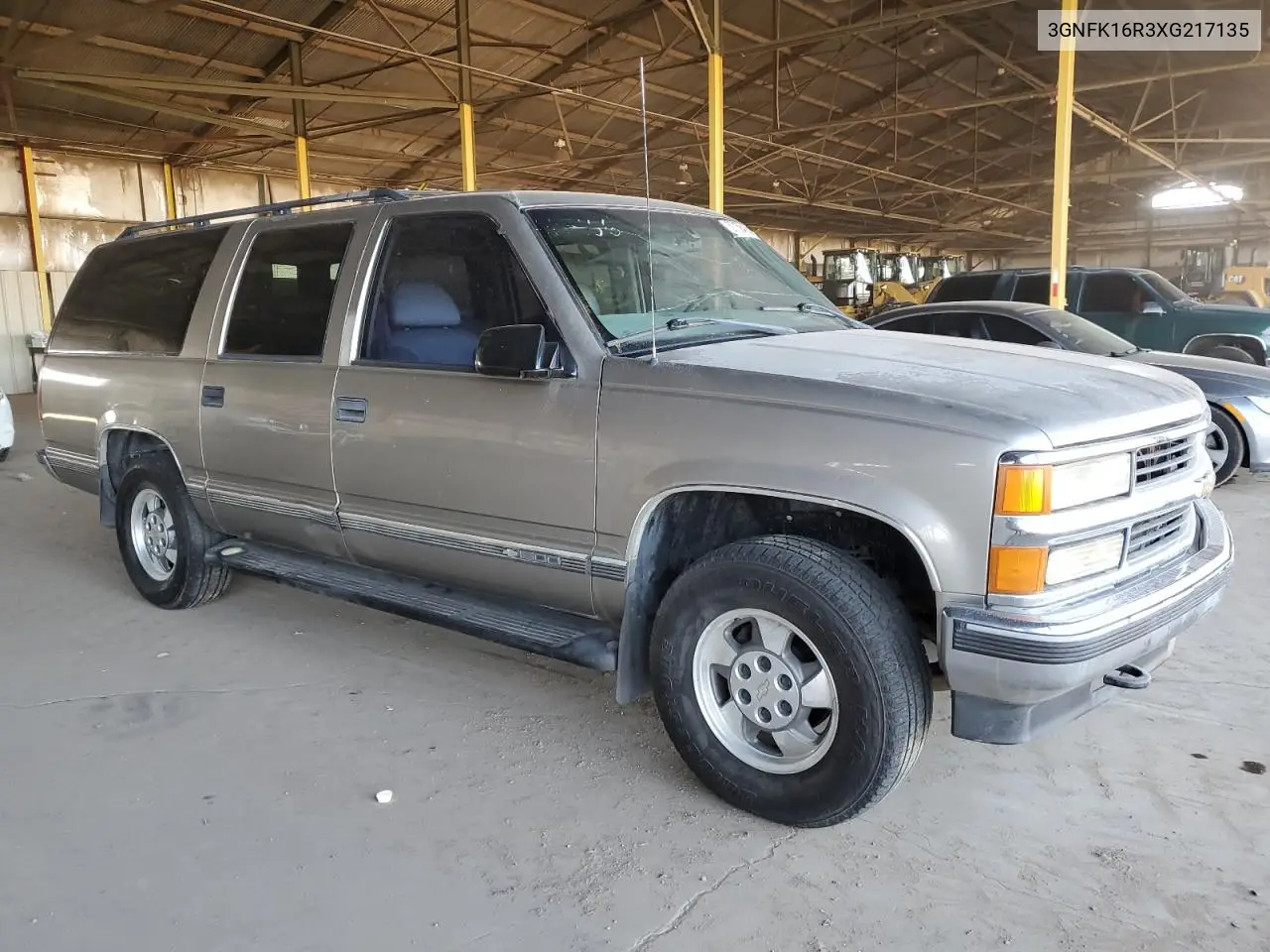 1999 Chevrolet Suburban K1500 VIN: 3GNFK16R3XG217135 Lot: 57158455
