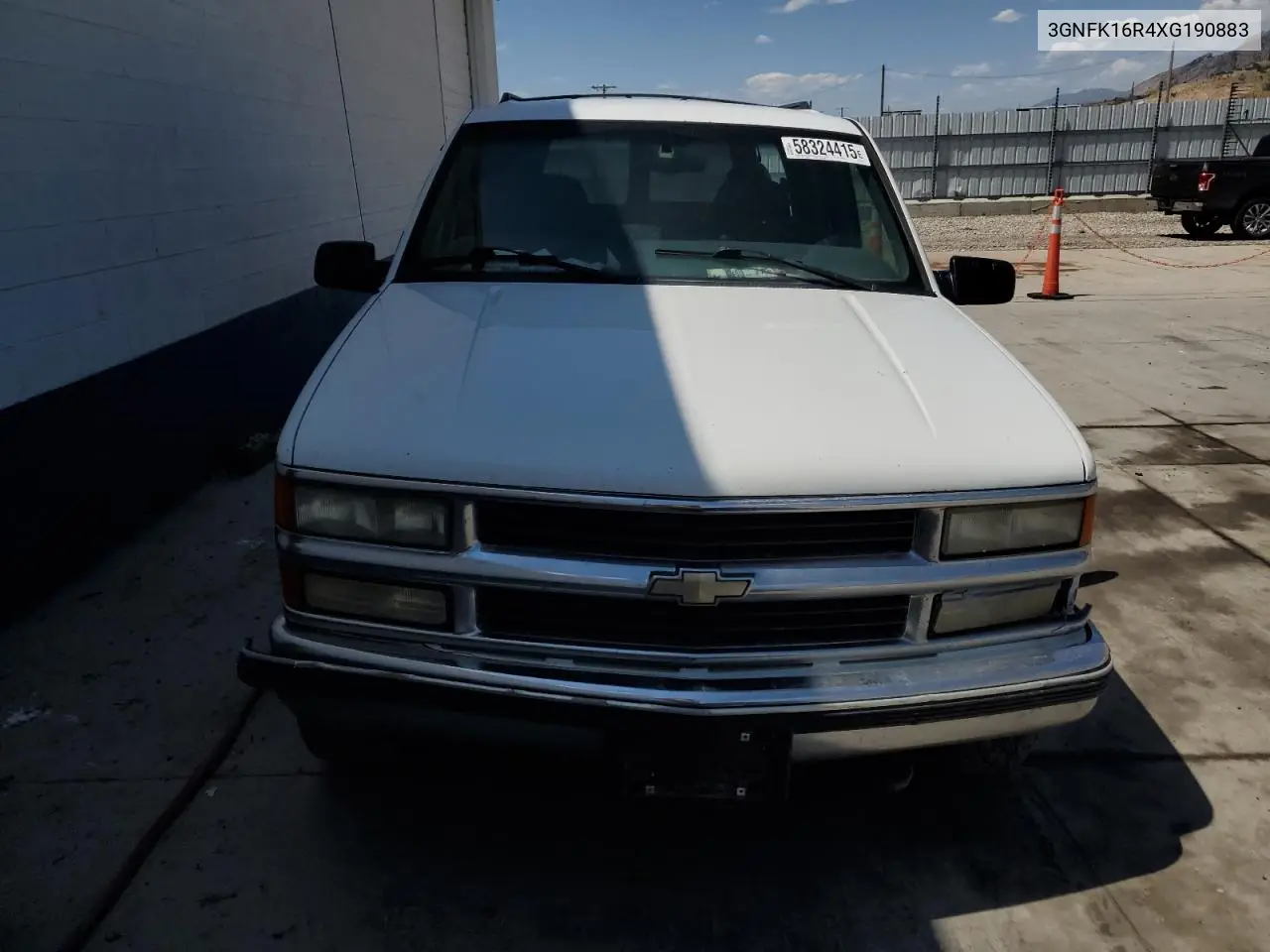 1999 Chevrolet Suburban K1500 VIN: 3GNFK16R4XG190883 Lot: 58324415
