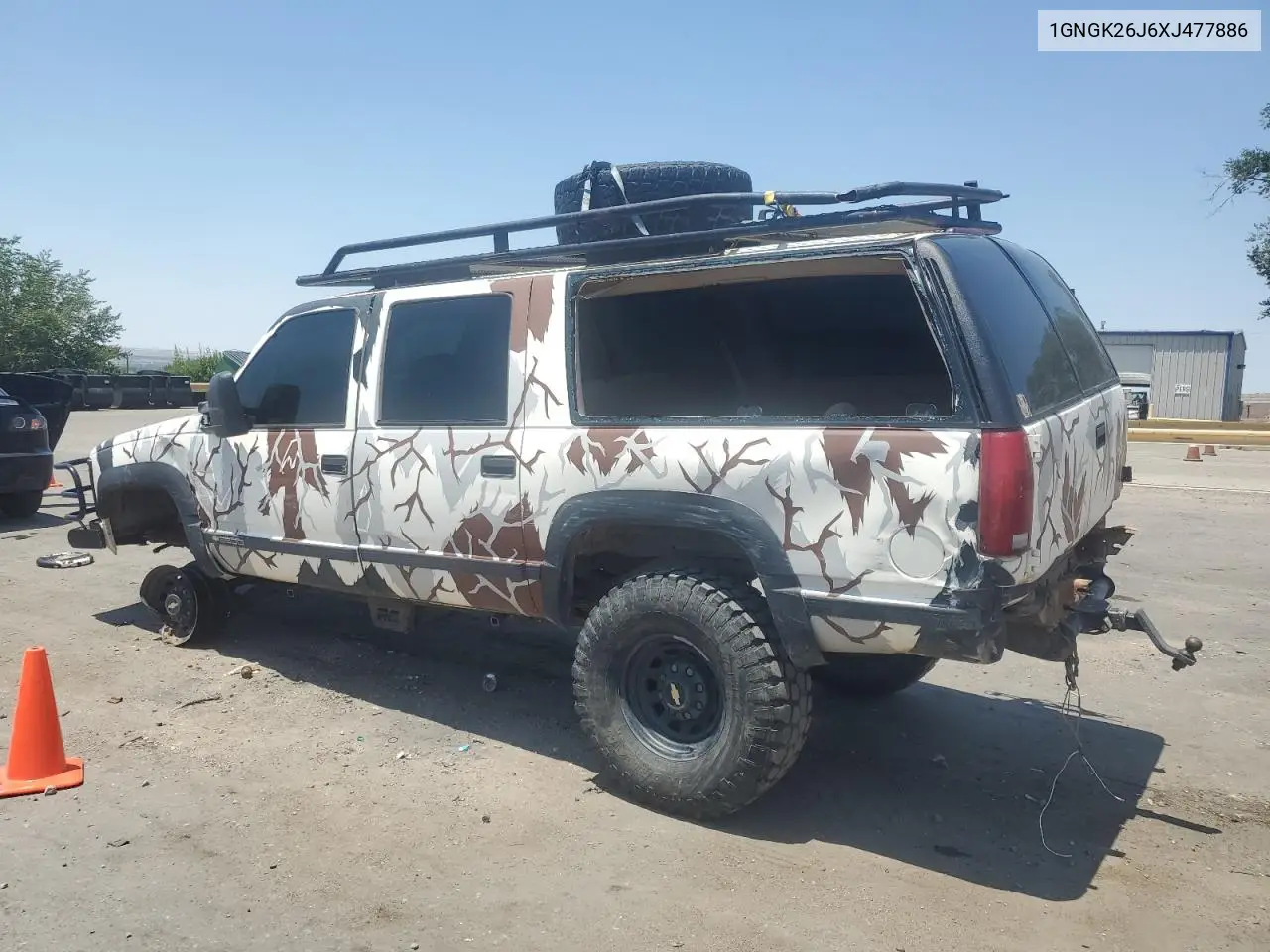 1999 Chevrolet Suburban K2500 VIN: 1GNGK26J6XJ477886 Lot: 61775675