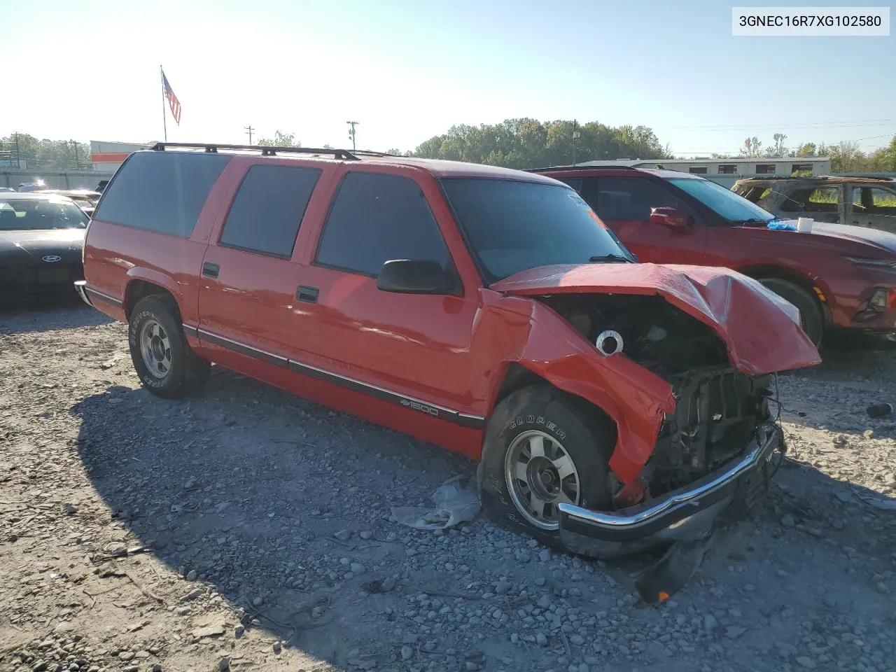 1999 Chevrolet Suburban C1500 VIN: 3GNEC16R7XG102580 Lot: 73349634