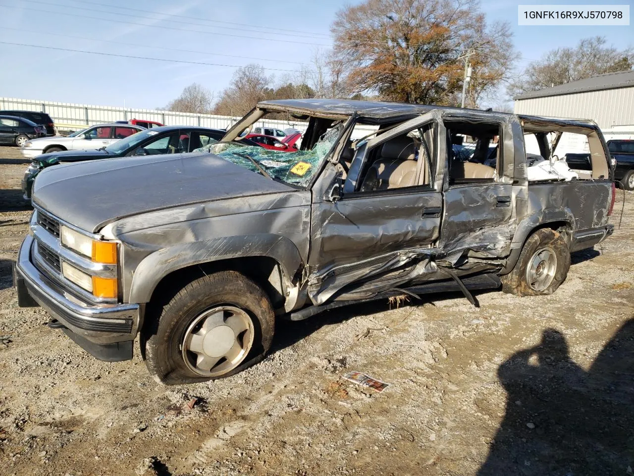 1999 Chevrolet Suburban K1500 VIN: 1GNFK16R9XJ570798 Lot: 84502844