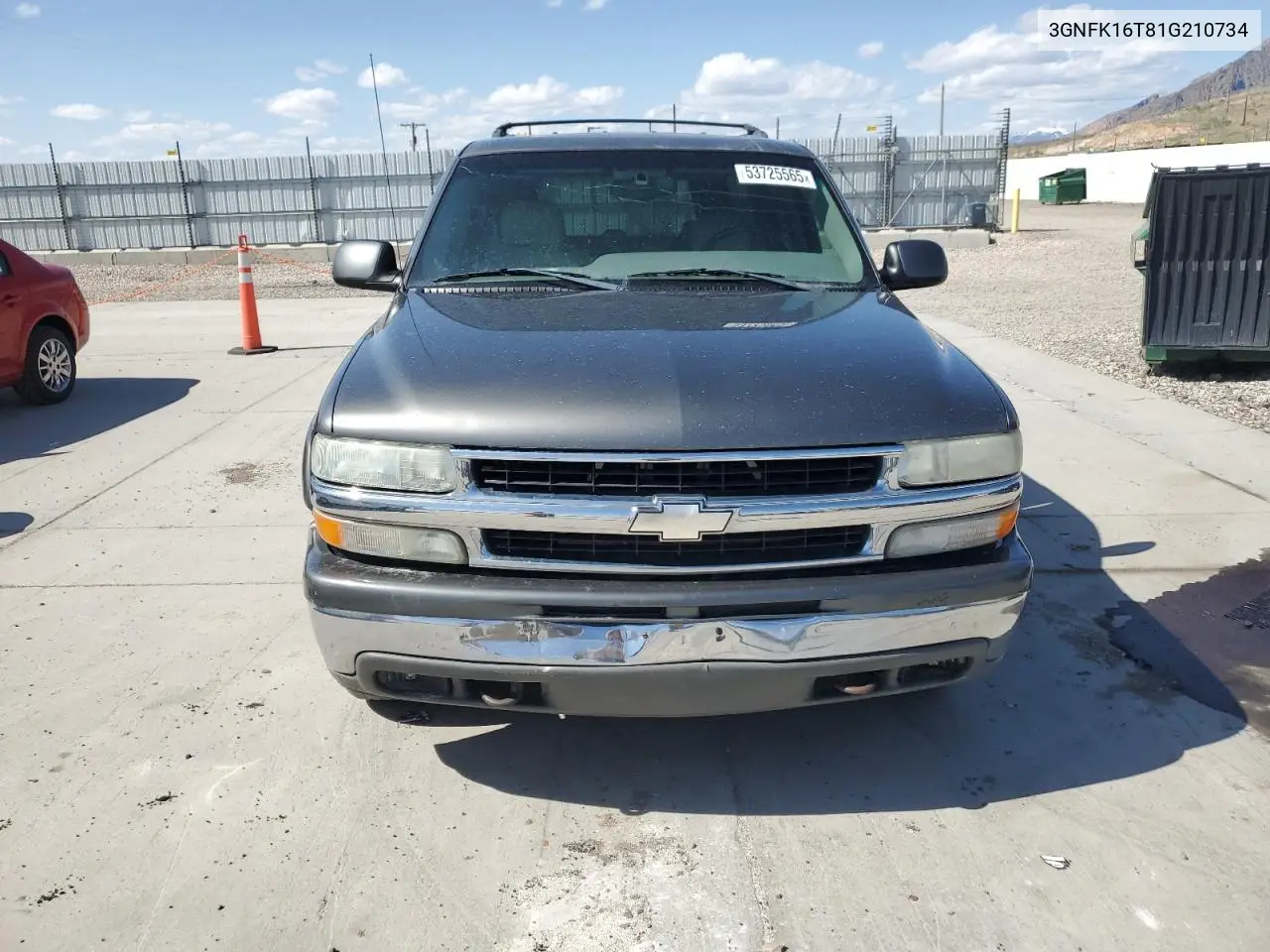 2001 Chevrolet Suburban K1500 VIN: 3GNFK16T81G210734 Lot: 53725565