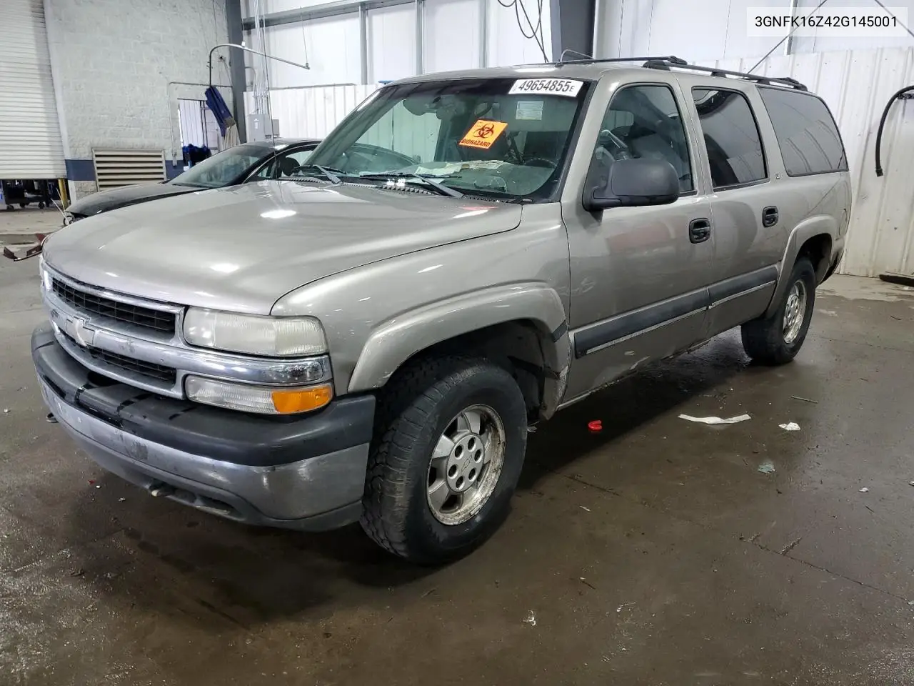2002 Chevrolet Suburban K1500 VIN: 3GNFK16Z42G145001 Lot: 49654855