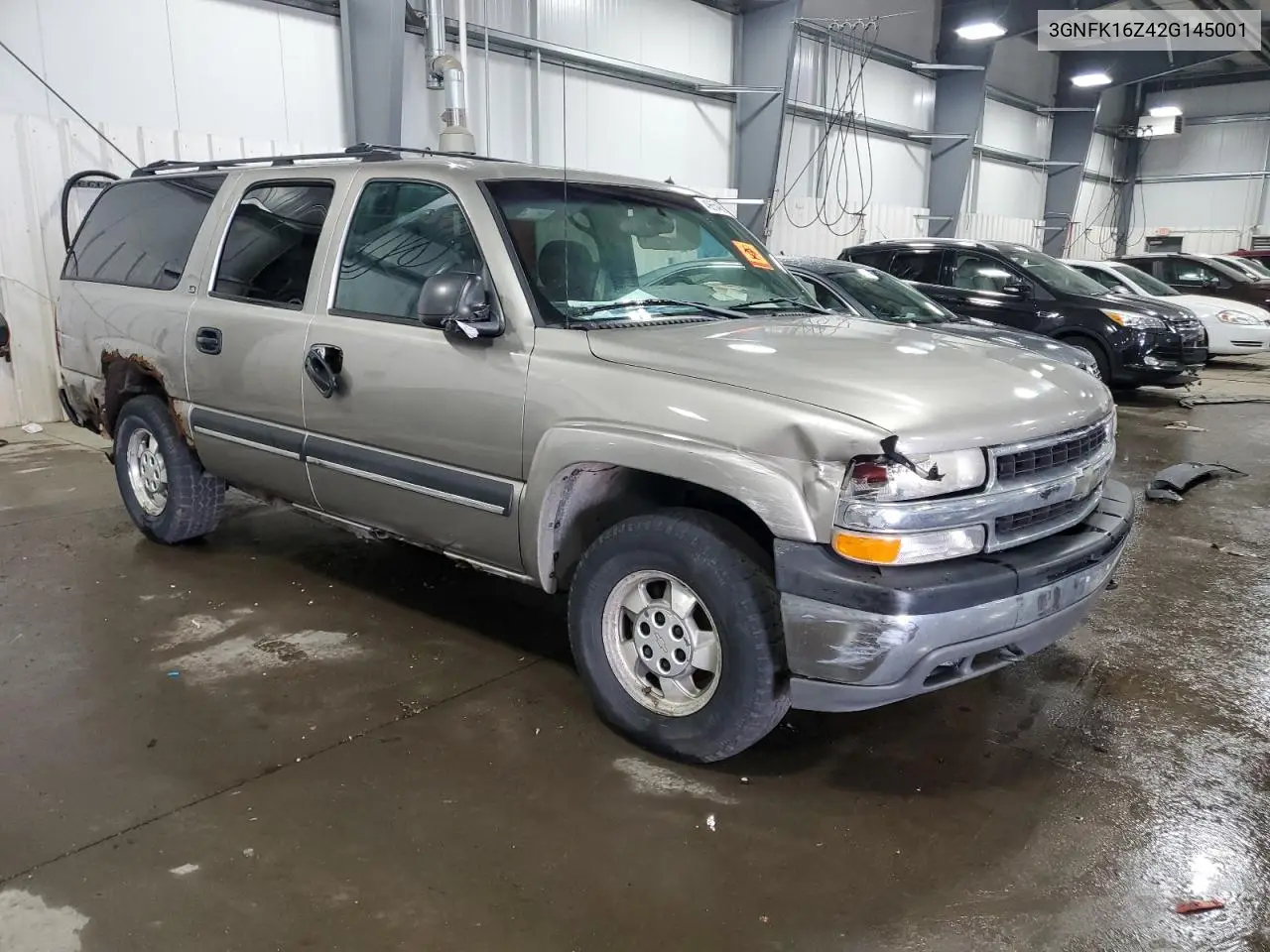 2002 Chevrolet Suburban K1500 VIN: 3GNFK16Z42G145001 Lot: 49654855