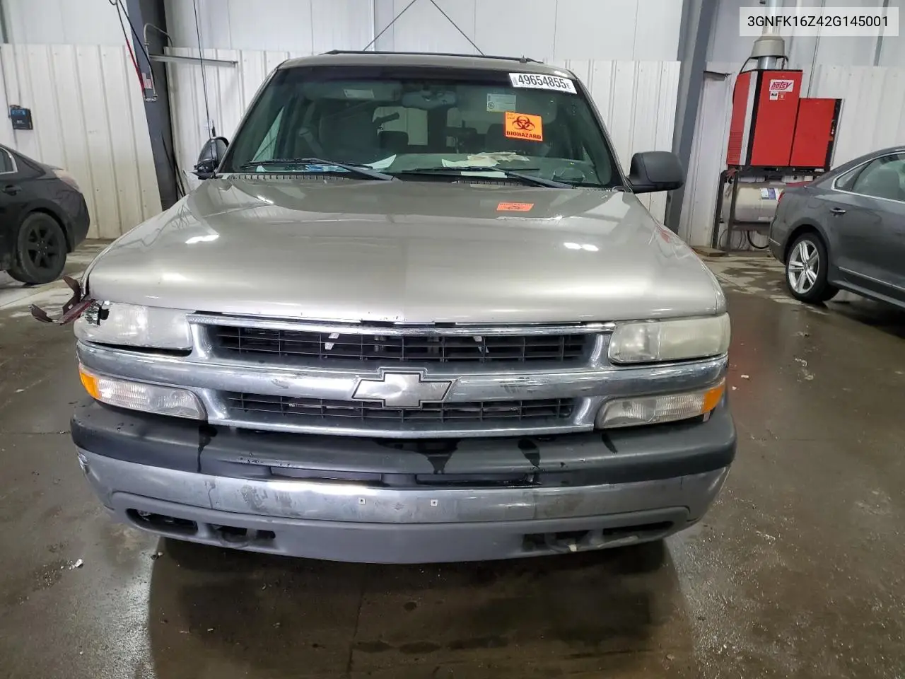 2002 Chevrolet Suburban K1500 VIN: 3GNFK16Z42G145001 Lot: 49654855