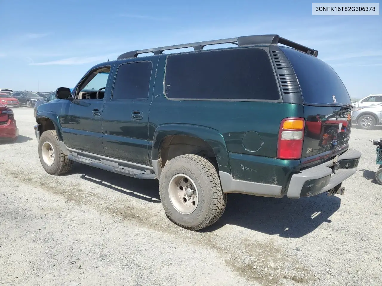2002 Chevrolet Suburban K1500 VIN: 3GNFK16T82G306378 Lot: 55460435