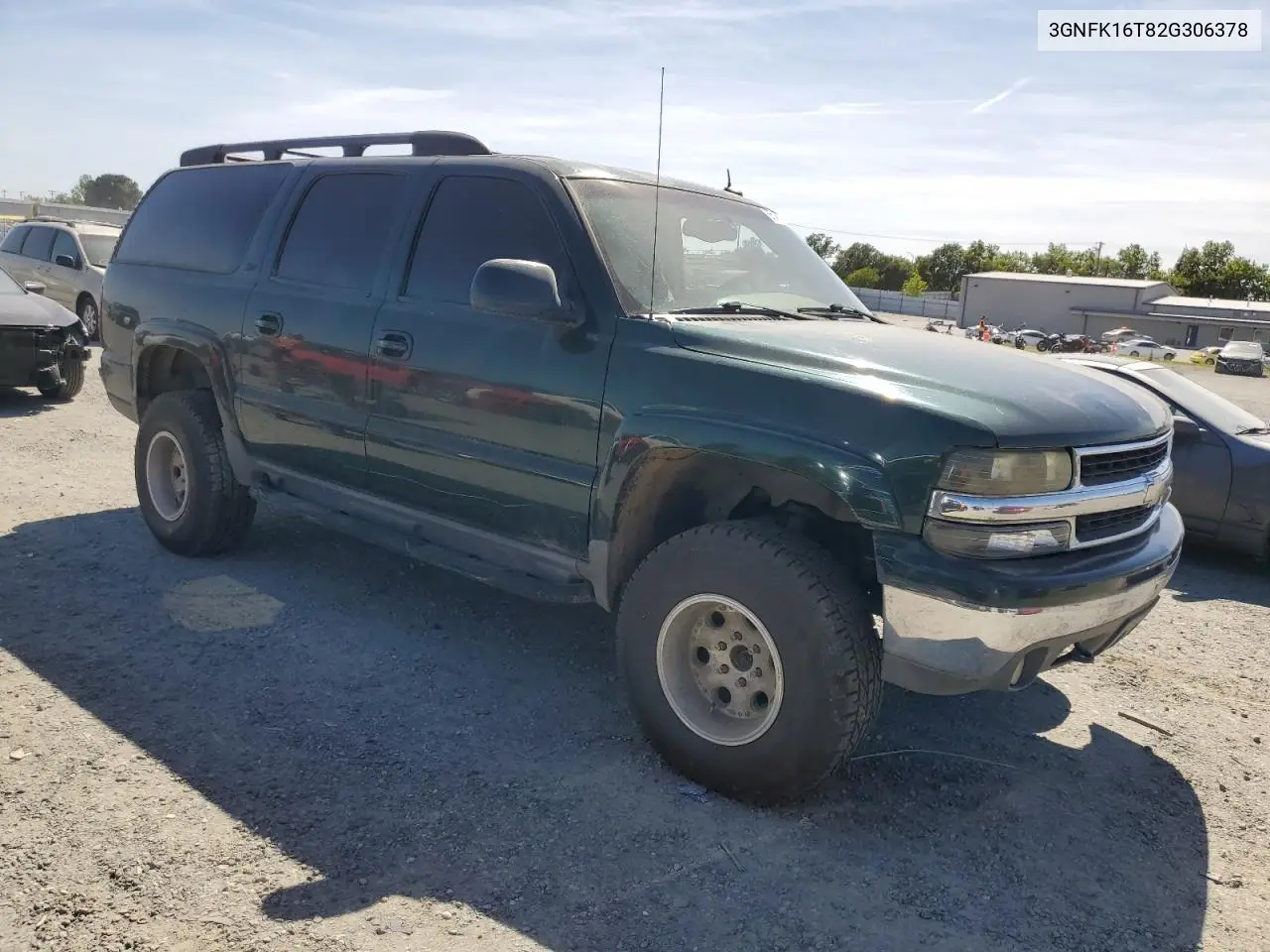 2002 Chevrolet Suburban K1500 VIN: 3GNFK16T82G306378 Lot: 55460435