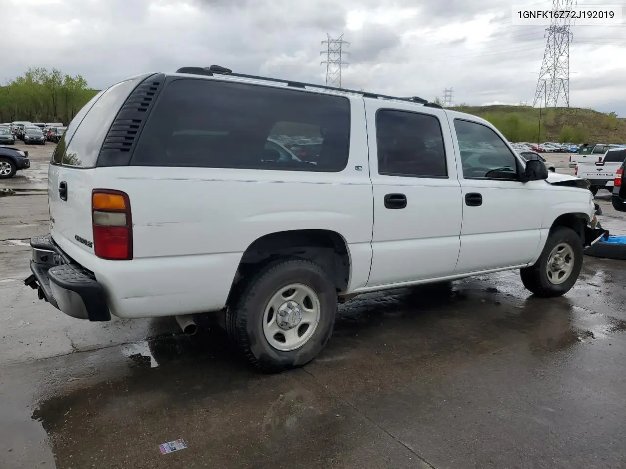 2002 Chevrolet Suburban K1500 VIN: 1GNFK16Z72J192019 Lot: 56160095