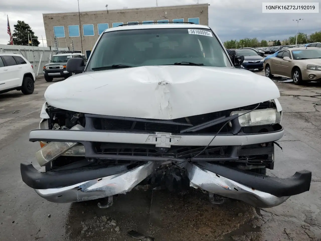 2002 Chevrolet Suburban K1500 VIN: 1GNFK16Z72J192019 Lot: 56160095