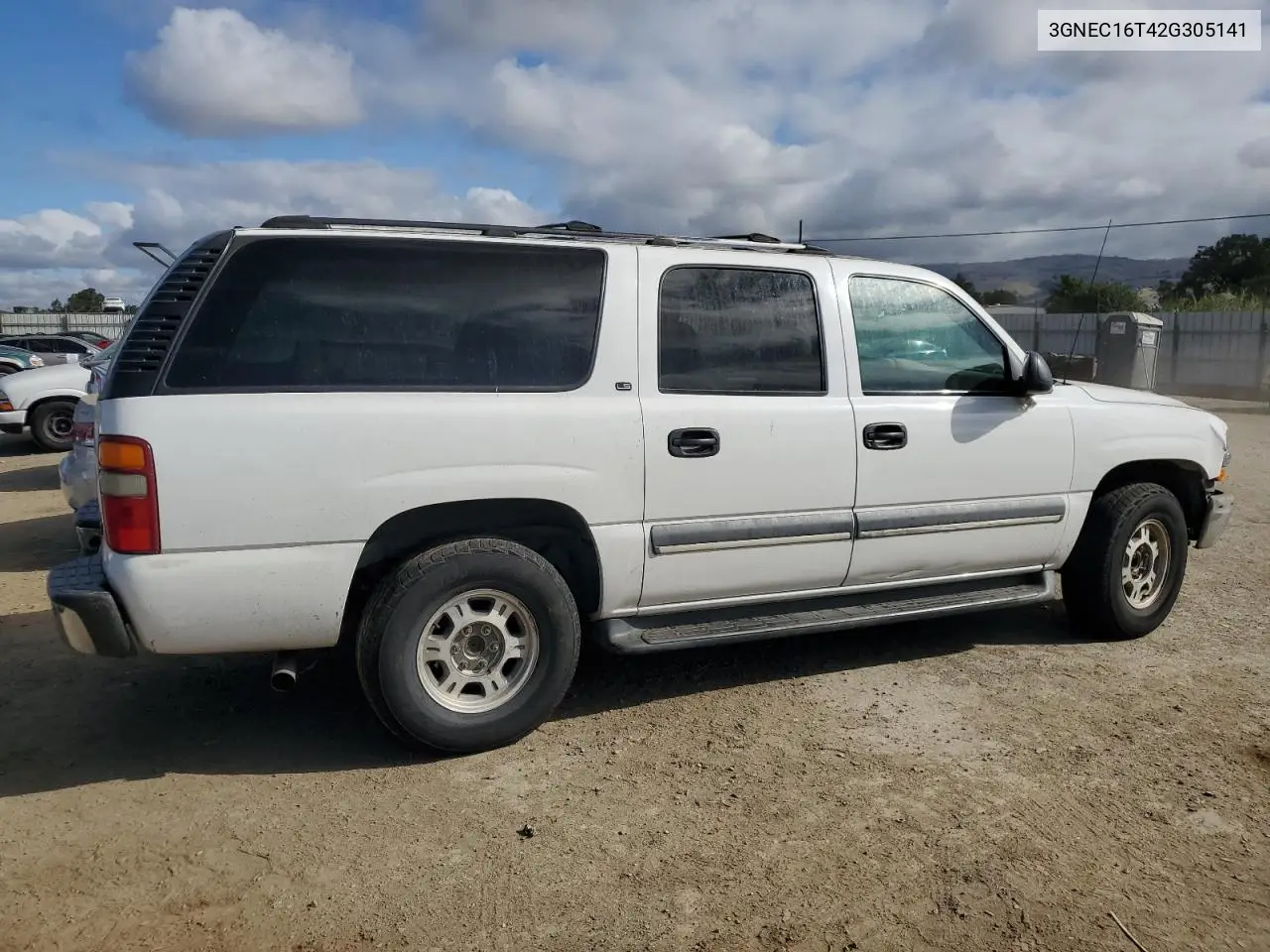 2002 Chevrolet Suburban C1500 VIN: 3GNEC16T42G305141 Lot: 56426805