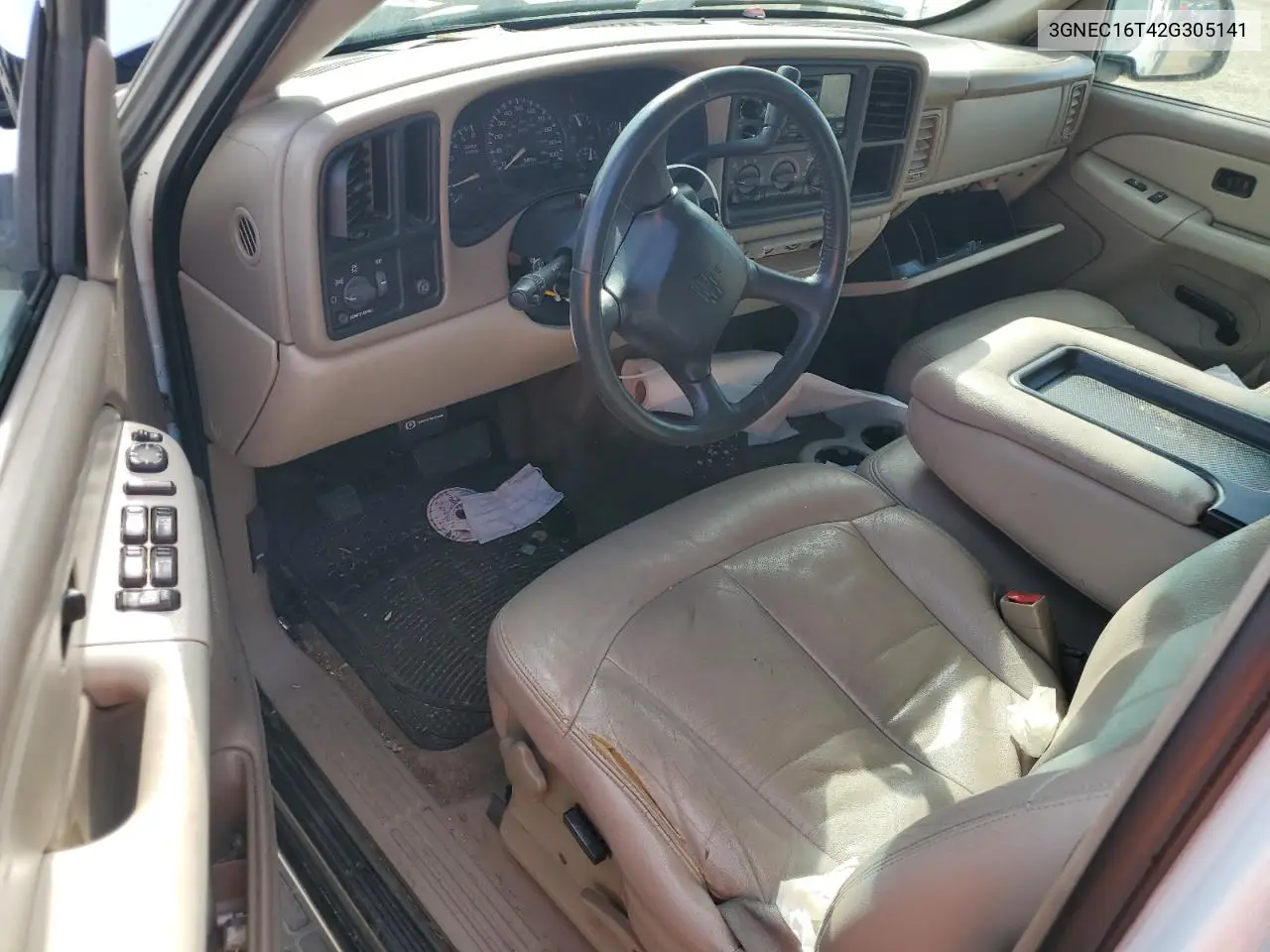 2002 Chevrolet Suburban C1500 VIN: 3GNEC16T42G305141 Lot: 56426805