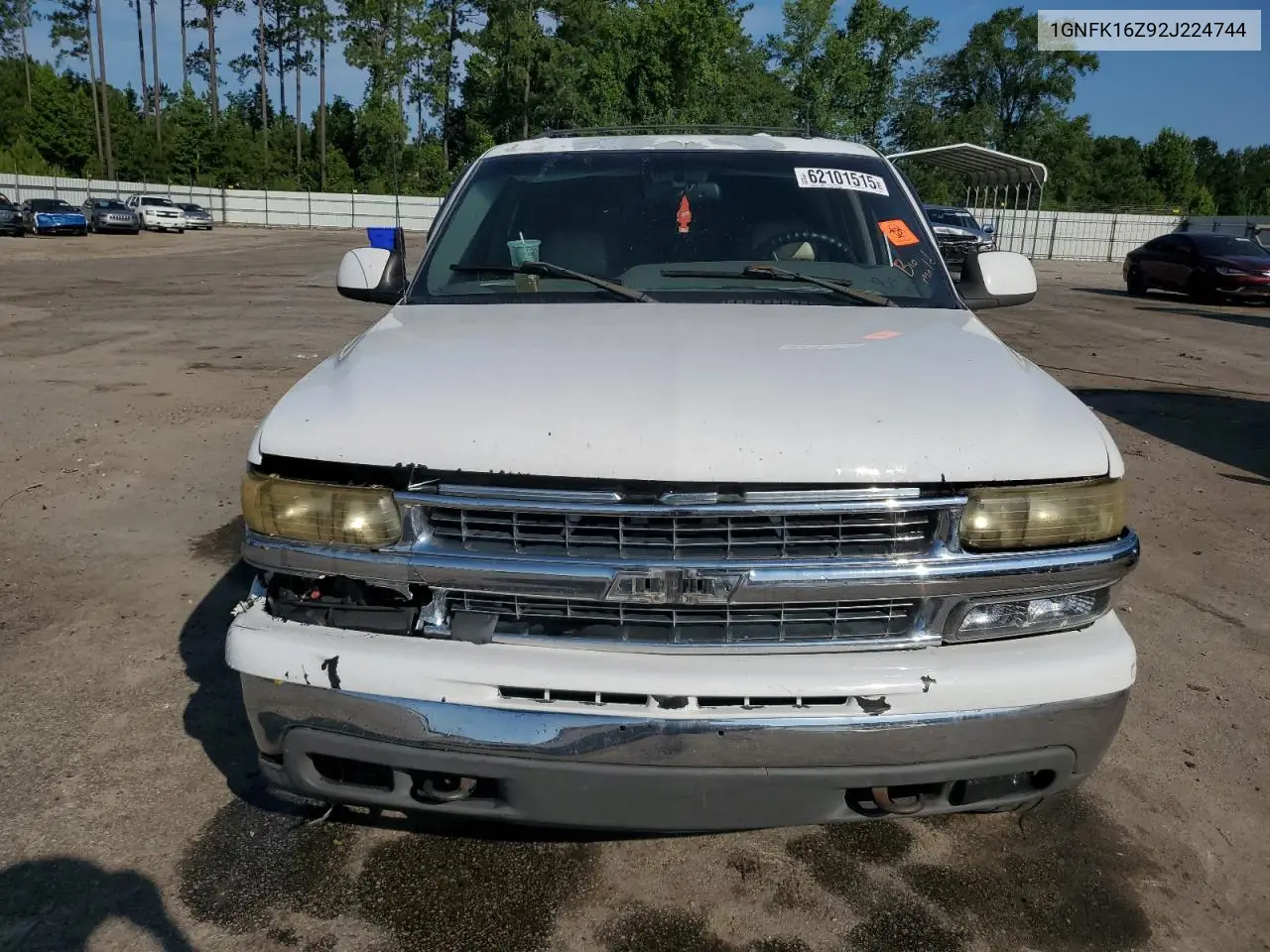 2002 Chevrolet Suburban K1500 VIN: 1GNFK16Z92J224744 Lot: 62101515