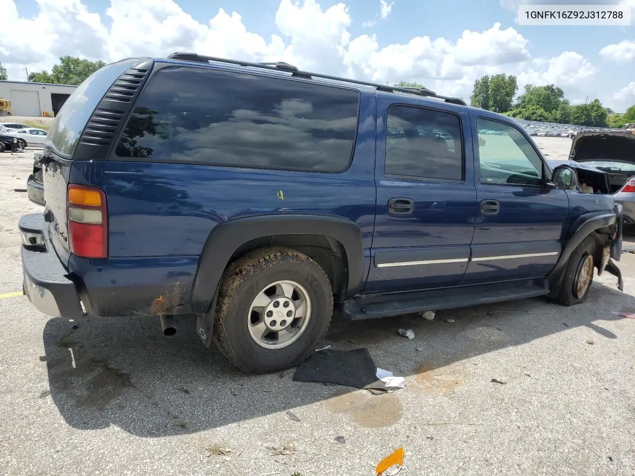2002 Chevrolet Suburban K1500 VIN: 1GNFK16Z92J312788 Lot: 62115475