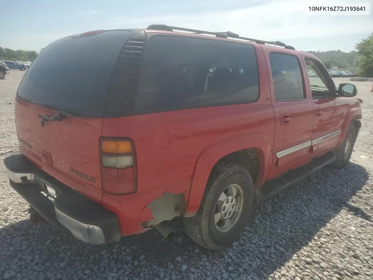 2002 Chevrolet Suburban K1500 VIN: 1GNFK16Z72J193641 Lot: 62131905