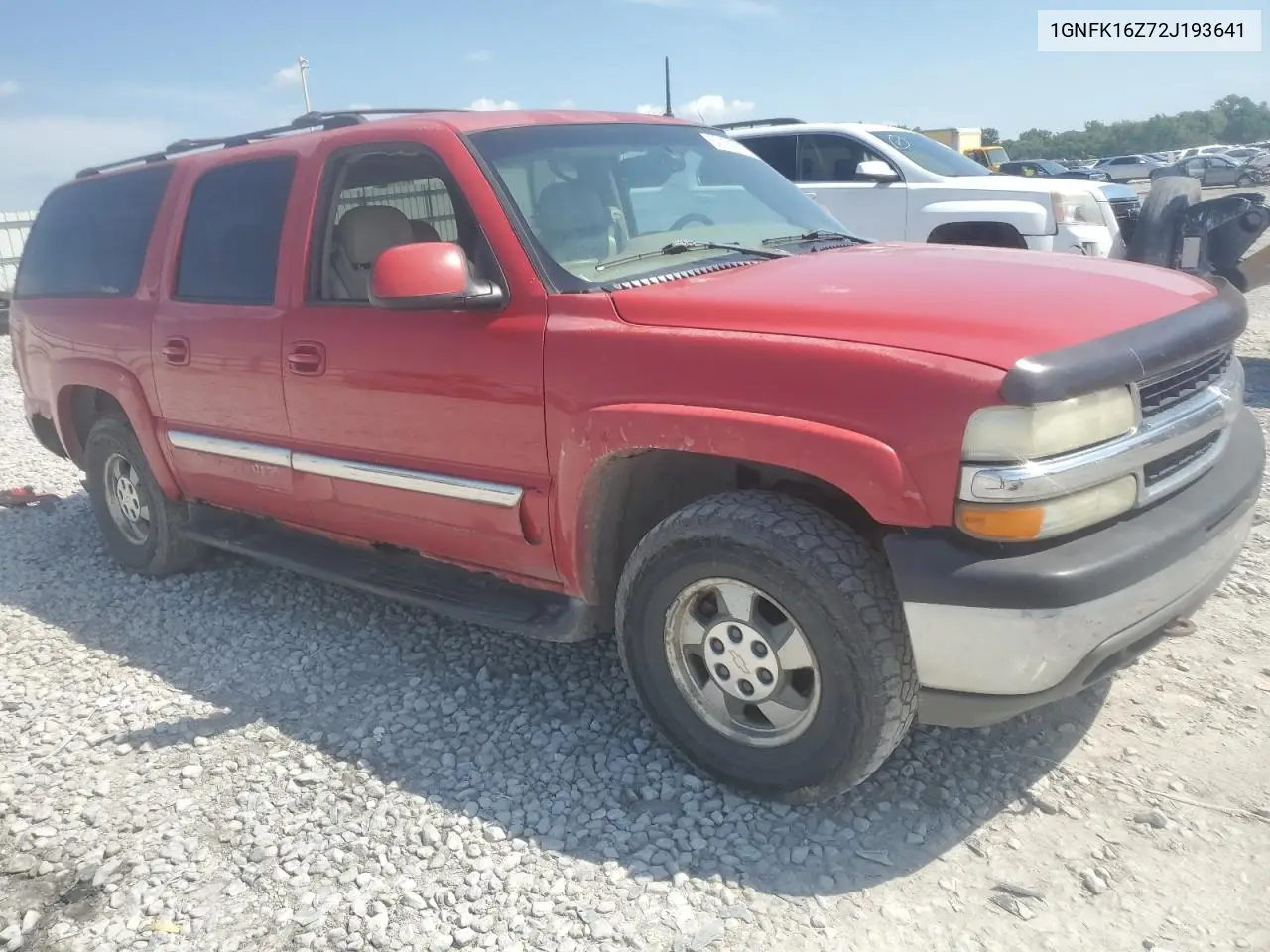 2002 Chevrolet Suburban K1500 VIN: 1GNFK16Z72J193641 Lot: 62131905