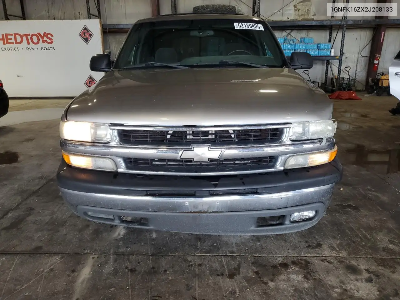 2002 Chevrolet Suburban K1500 VIN: 1GNFK16ZX2J208133 Lot: 62139405