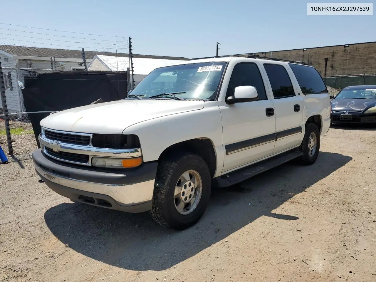 2002 Chevrolet Suburban K1500 VIN: 1GNFK16ZX2J297539 Lot: 62850715