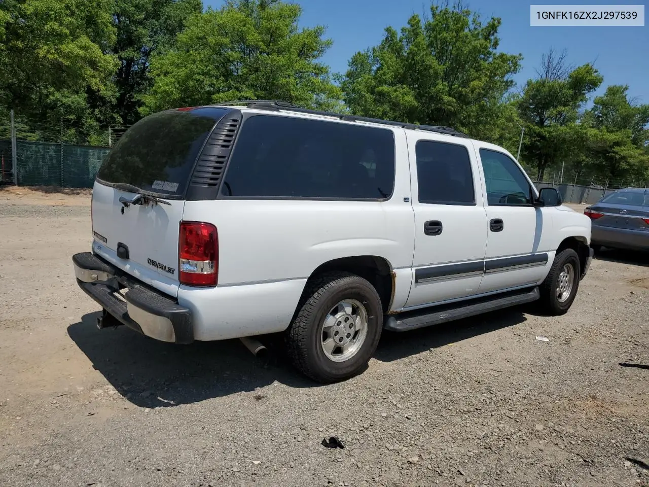 2002 Chevrolet Suburban K1500 VIN: 1GNFK16ZX2J297539 Lot: 62850715