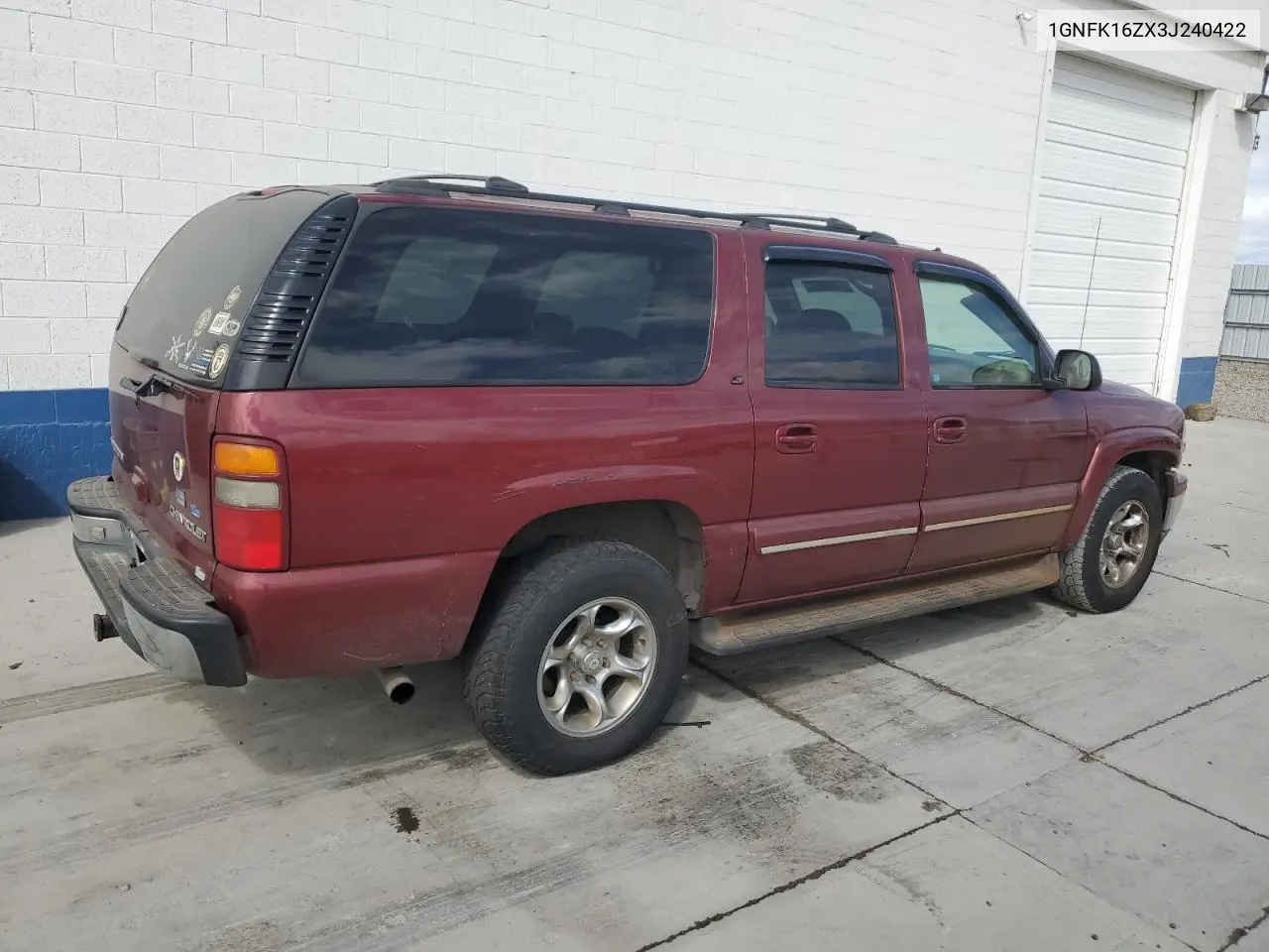 2003 Chevrolet Suburban K1500 VIN: 1GNFK16ZX3J240422 Lot: 54986165