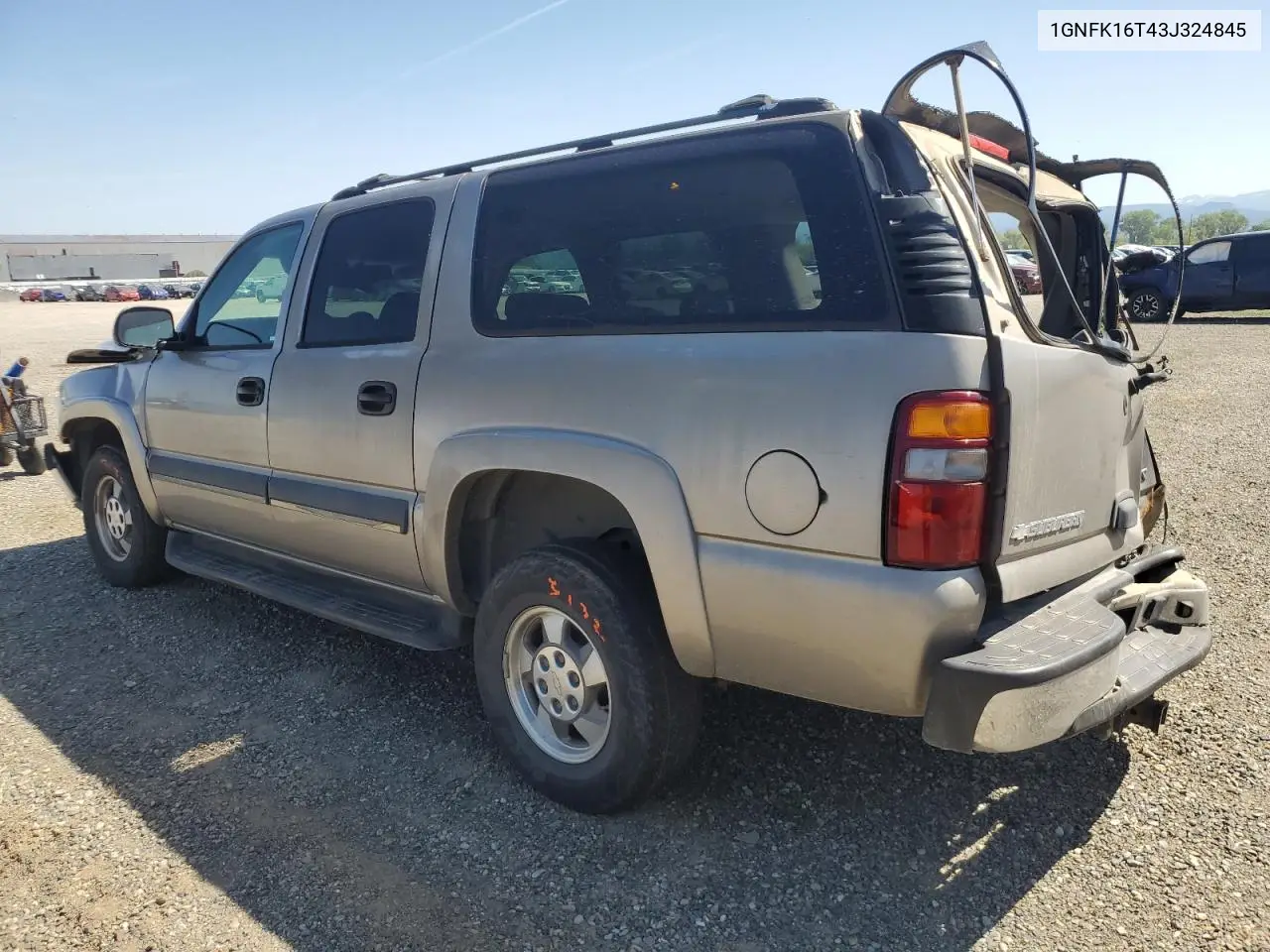 2003 Chevrolet Suburban K1500 VIN: 1GNFK16T43J324845 Lot: 55322475