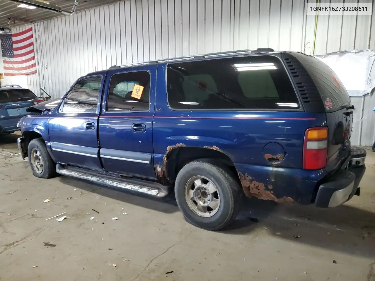 2003 Chevrolet Suburban K1500 VIN: 1GNFK16Z73J208611 Lot: 56168855