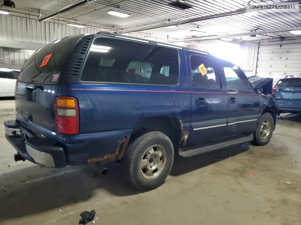 2003 Chevrolet Suburban K1500 VIN: 1GNFK16Z73J208611 Lot: 56168855