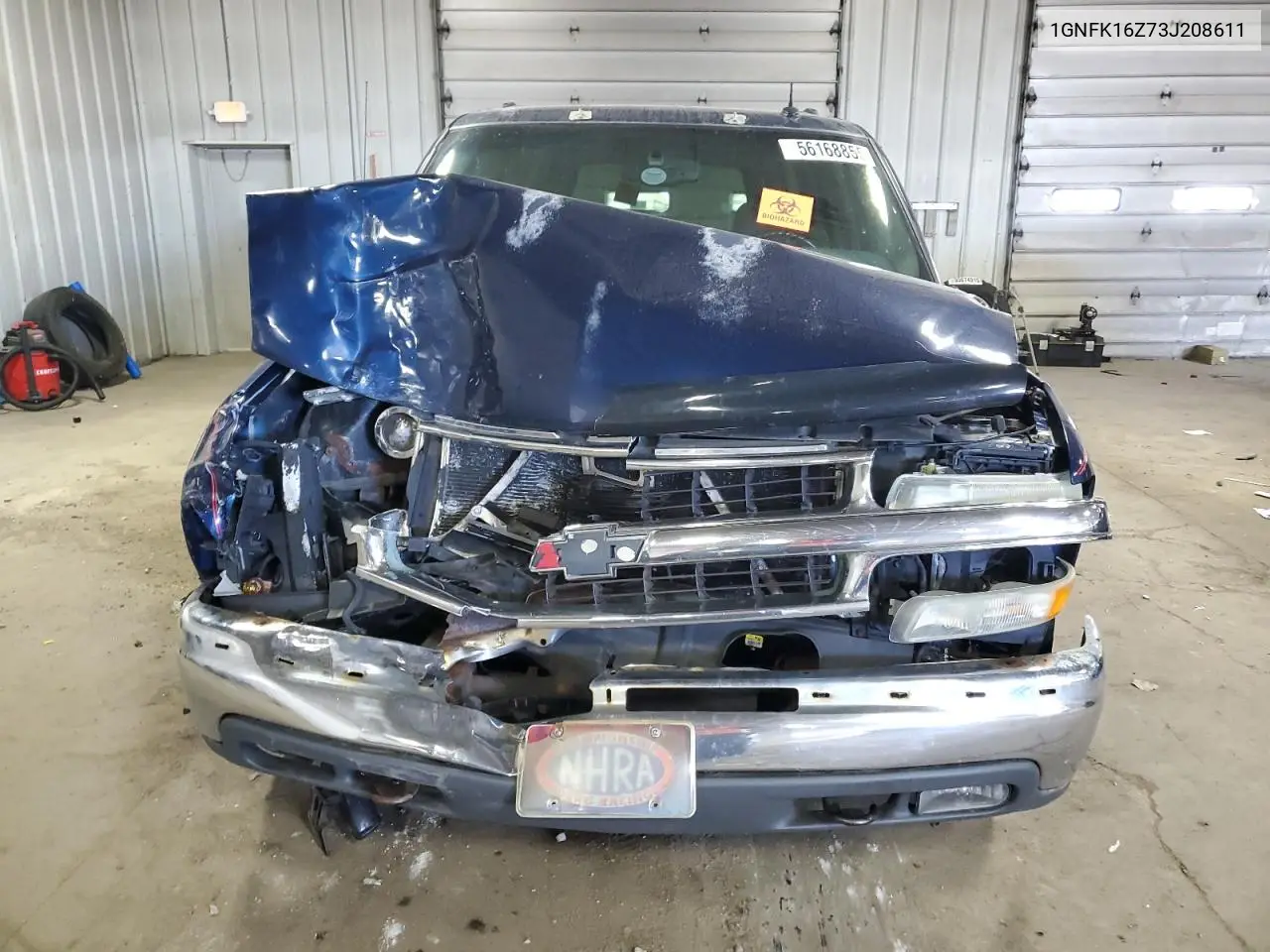 2003 Chevrolet Suburban K1500 VIN: 1GNFK16Z73J208611 Lot: 56168855