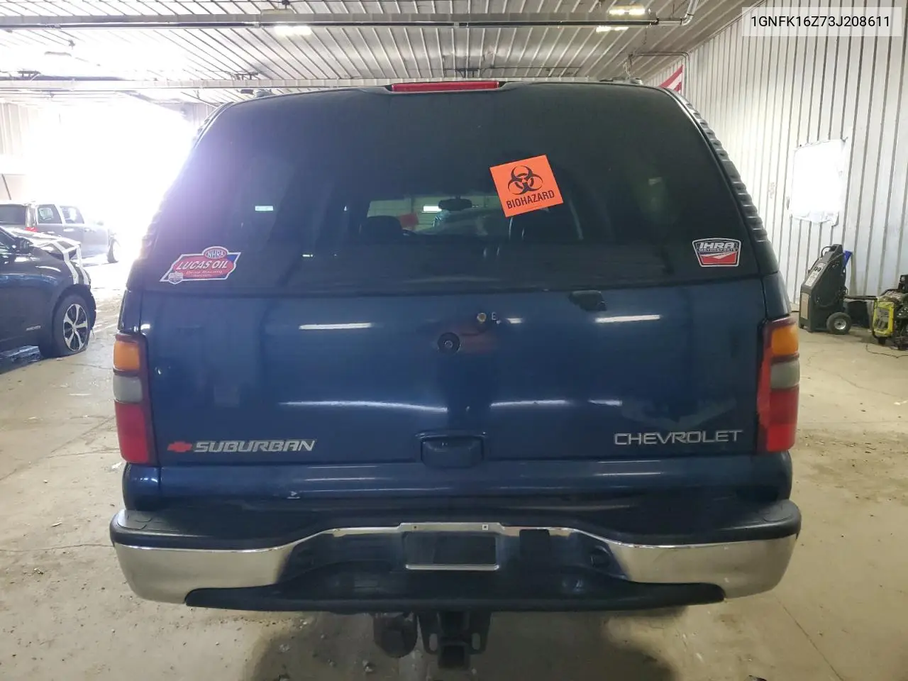 2003 Chevrolet Suburban K1500 VIN: 1GNFK16Z73J208611 Lot: 56168855