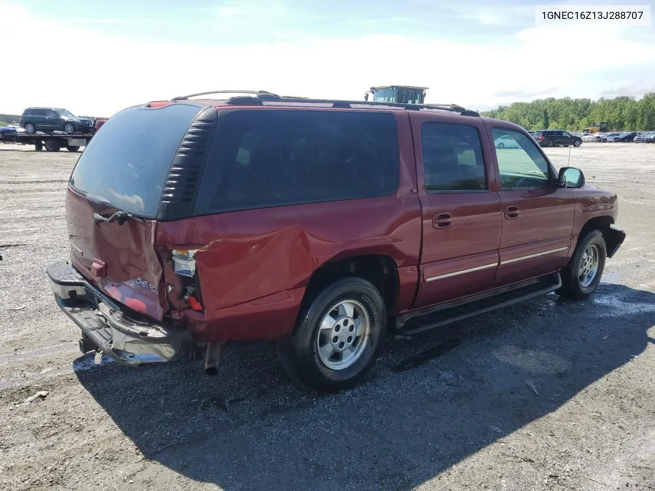 2003 Chevrolet Suburban C1500 VIN: 1GNEC16Z13J288707 Lot: 56412045