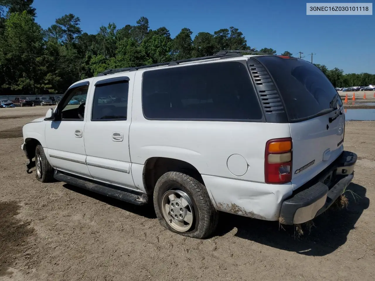 2003 Chevrolet Suburban C1500 VIN: 3GNEC16Z03G101118 Lot: 56486765