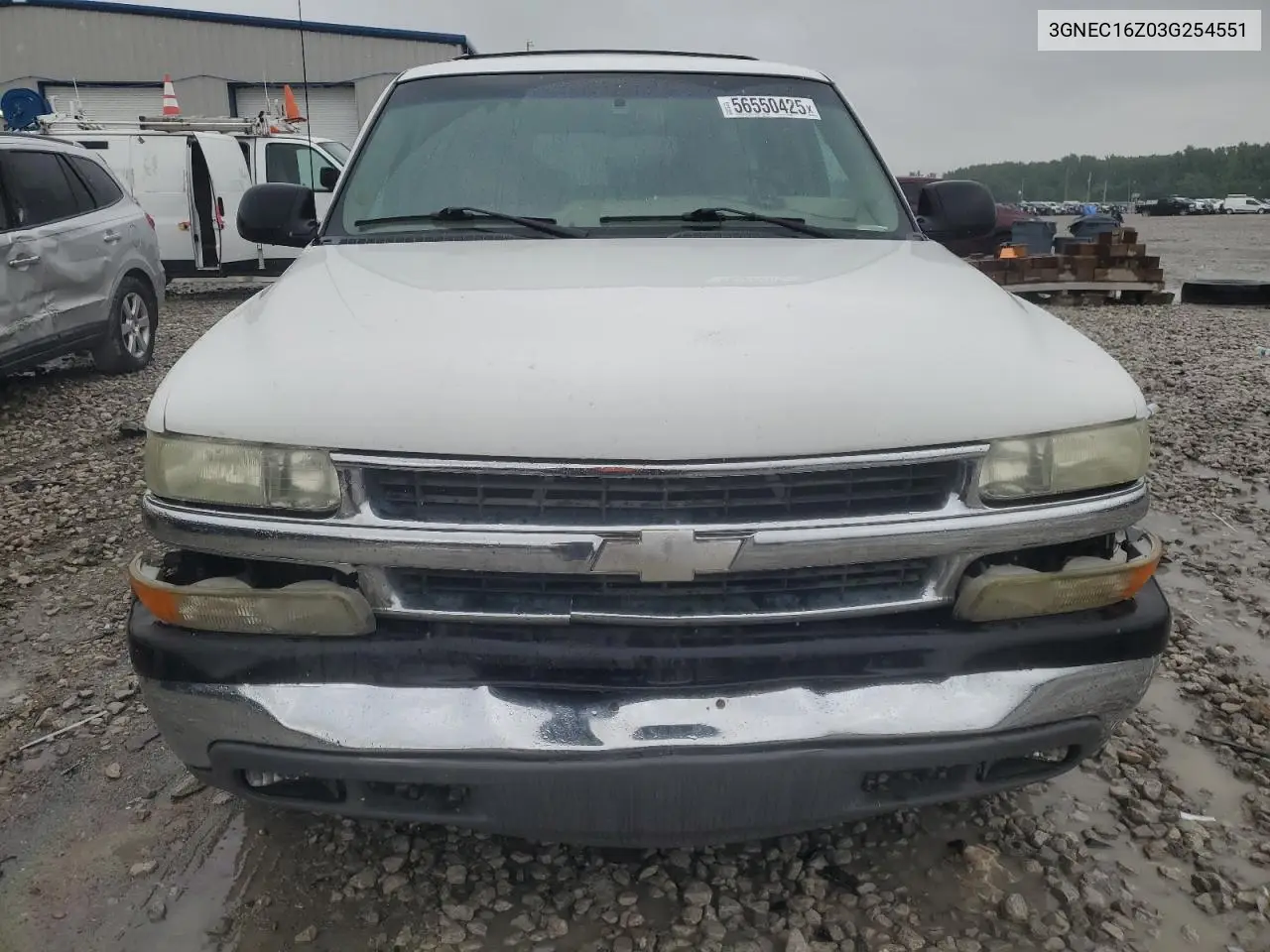 2003 Chevrolet Suburban C1500 VIN: 3GNEC16Z03G254551 Lot: 56550425