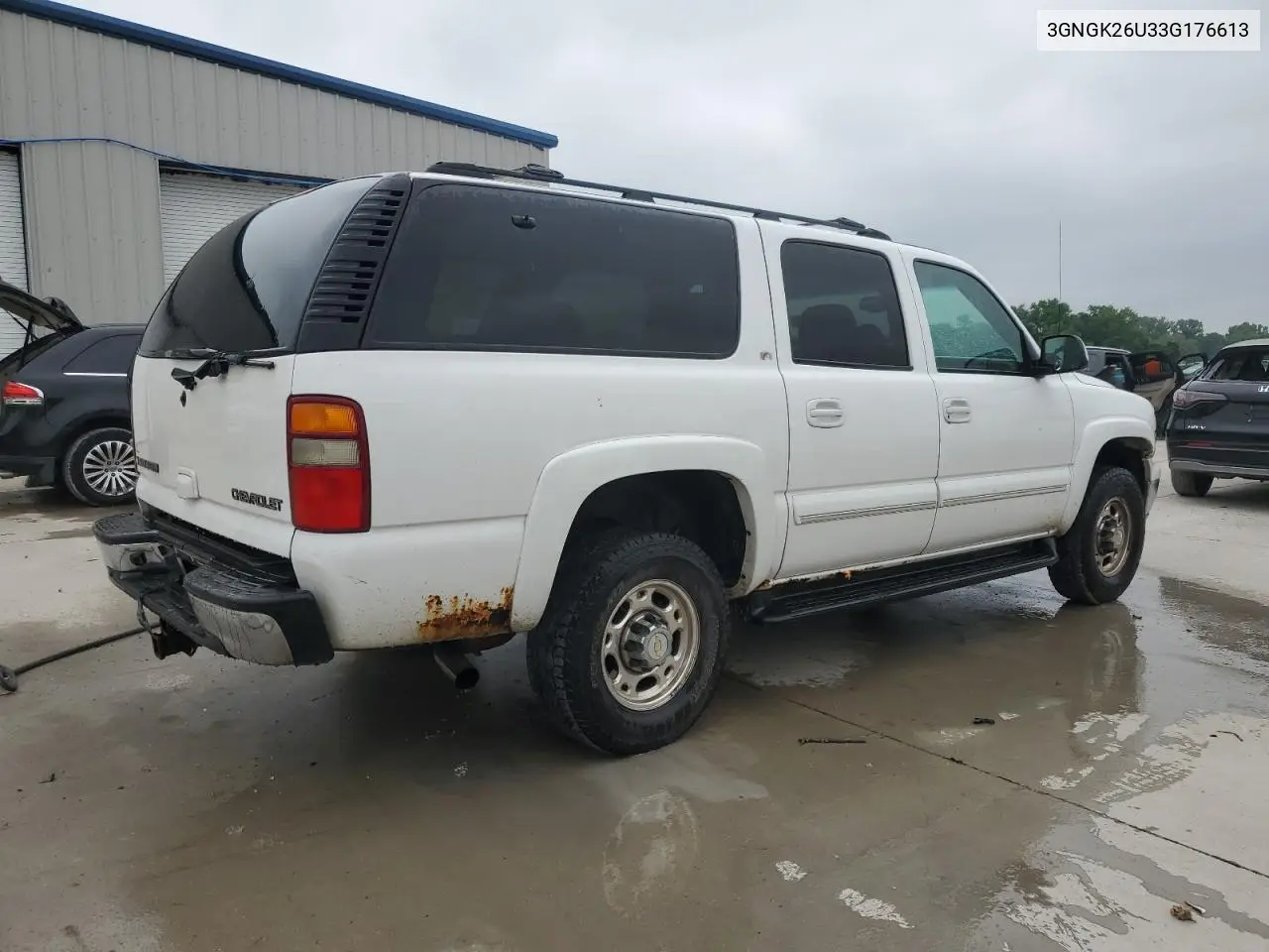 2003 Chevrolet Suburban K2500 VIN: 3GNGK26U33G176613 Lot: 59850095